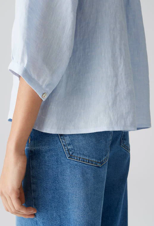 Fedora Linen Blouse - Image 5