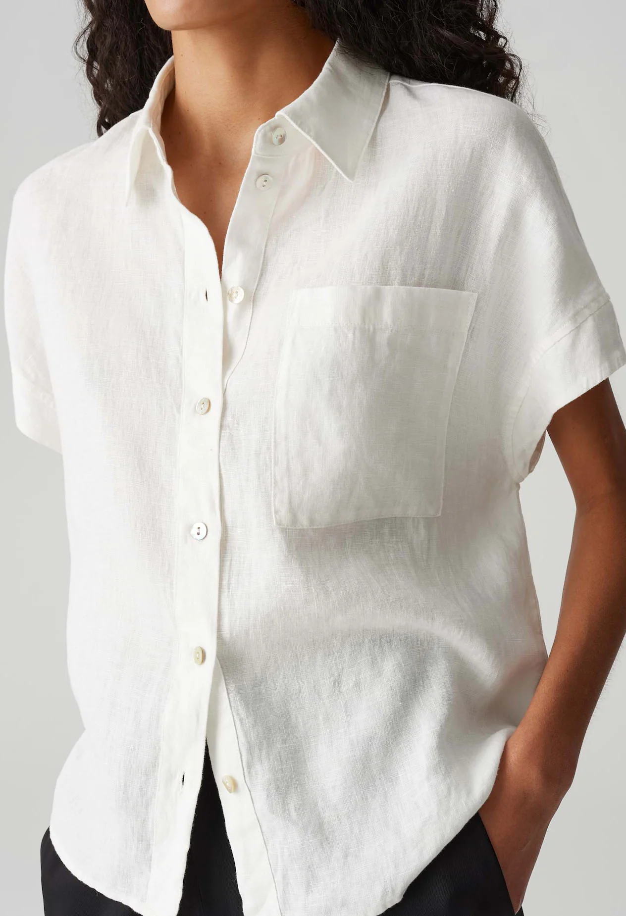 Felisa Linen Blouse - Image 4