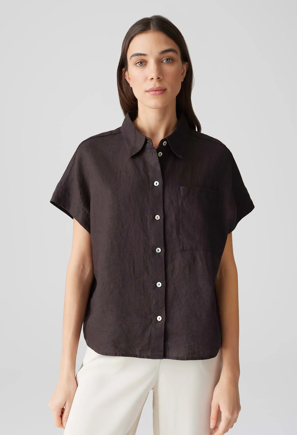 Felisa Linen Blouse - Image 7