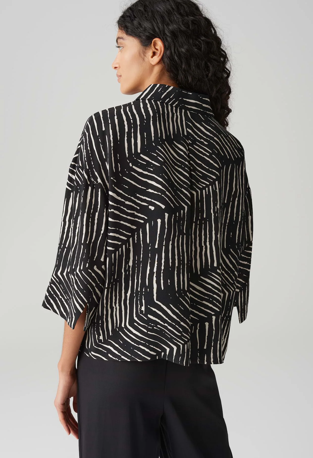 Fiana Palm Leaves Blouse - Image 4