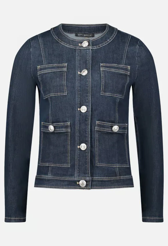 Figure Hugging Denim Jacket