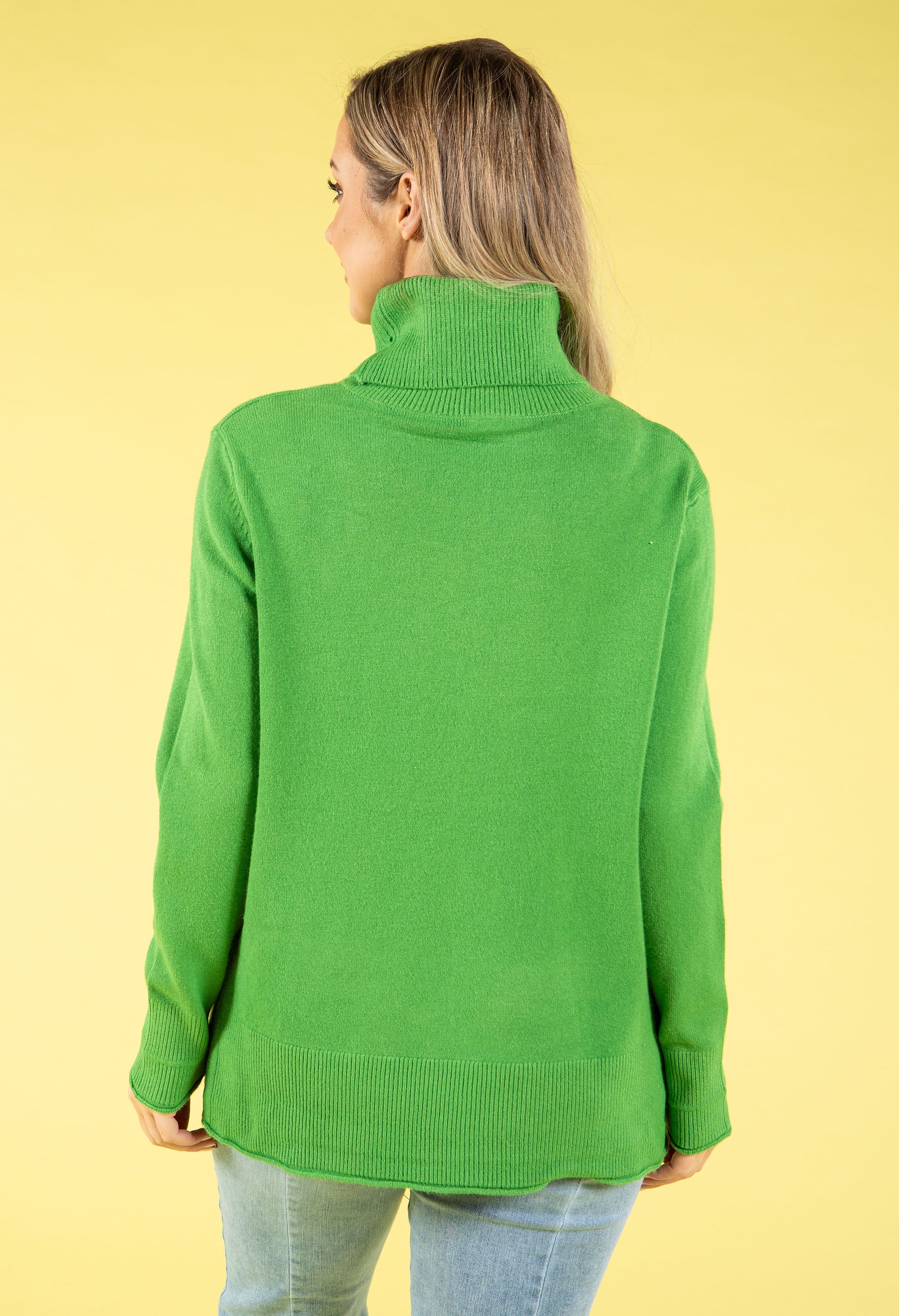 Fine Knit Roll Neck Jumper - Image 24