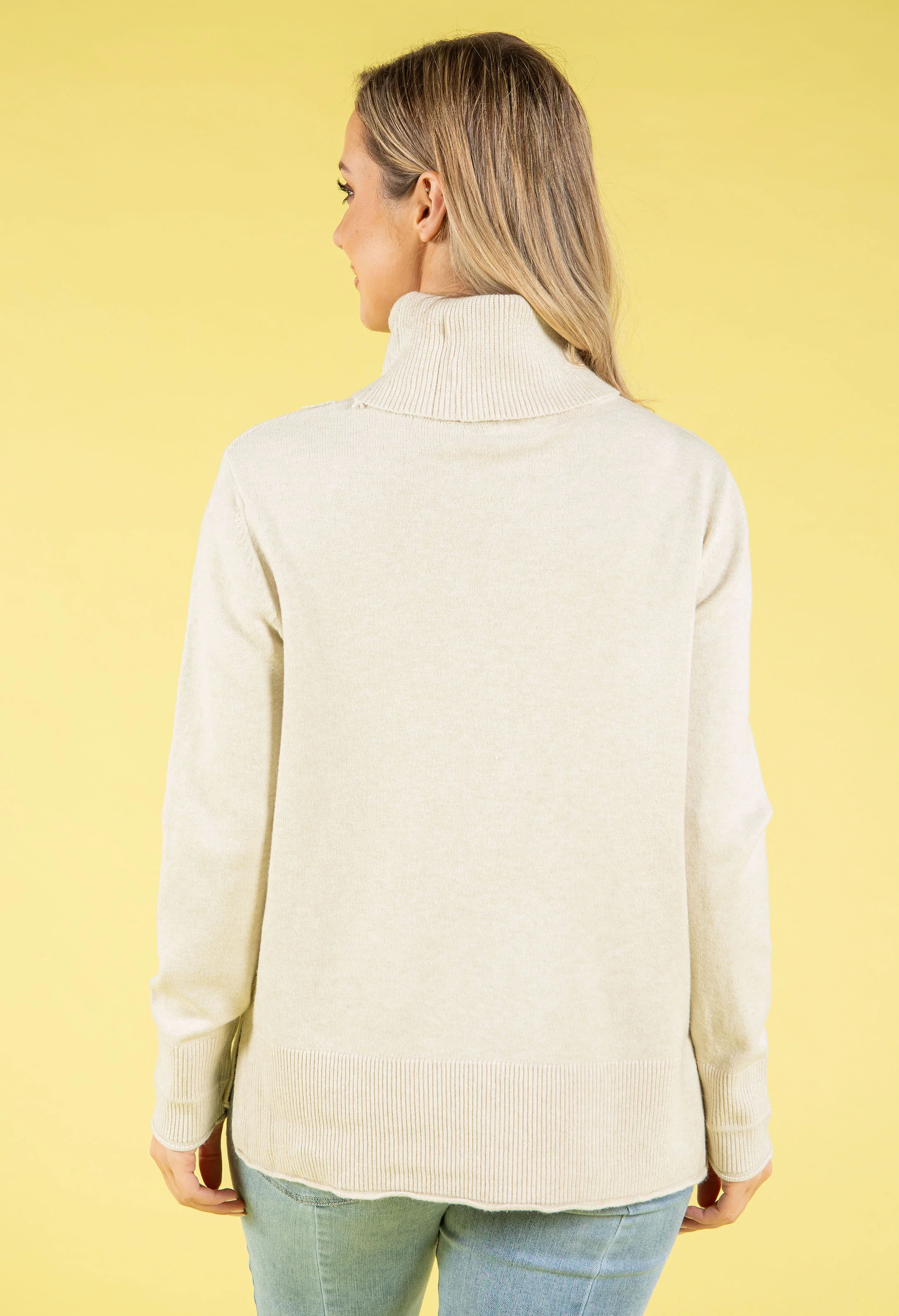 Fine Knit Roll Neck Jumper - Image 4
