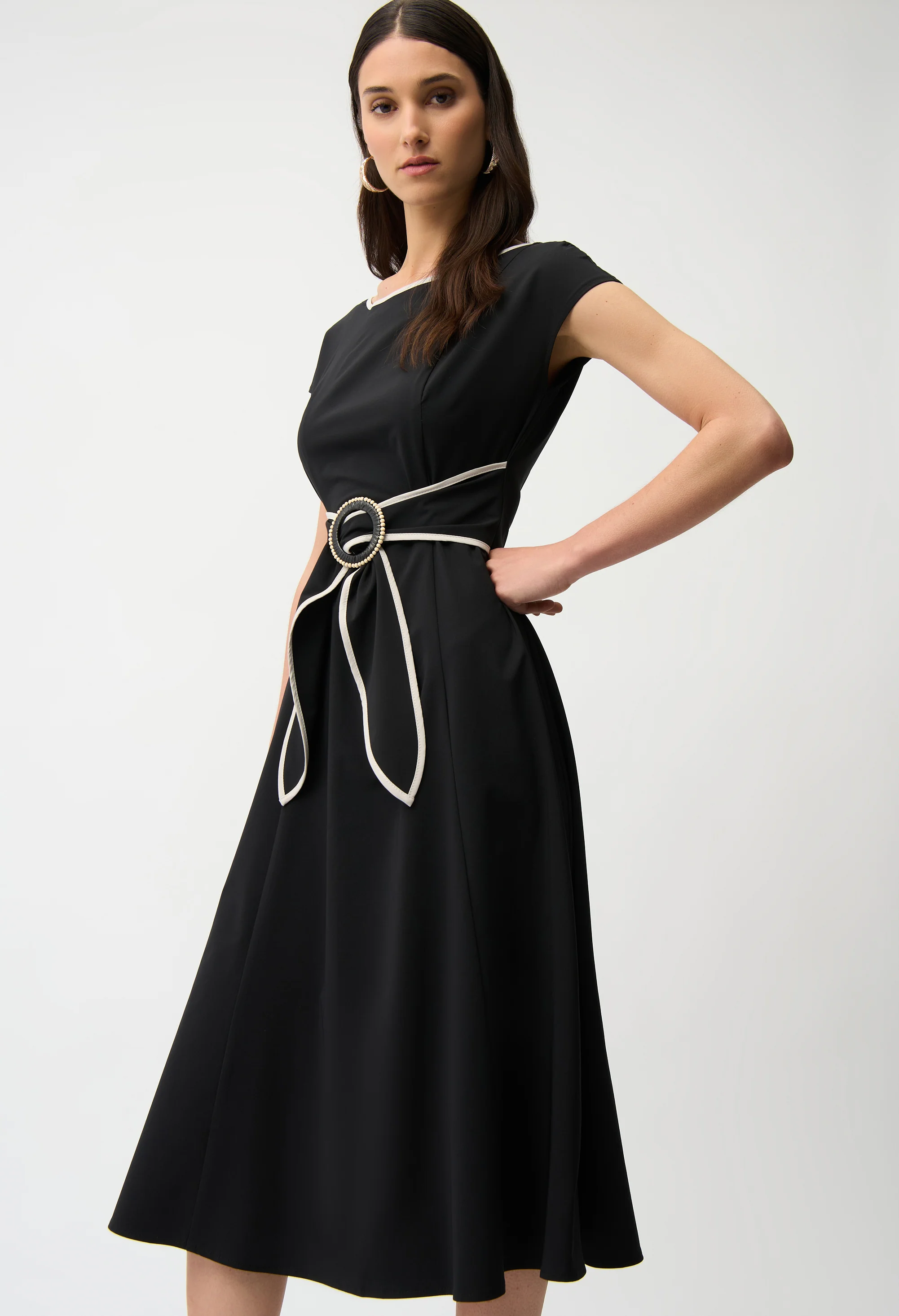 Fit and Flare Midi Dress - Image 2