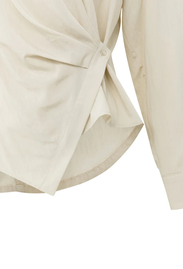 Fitted wrap blouse - Image 3