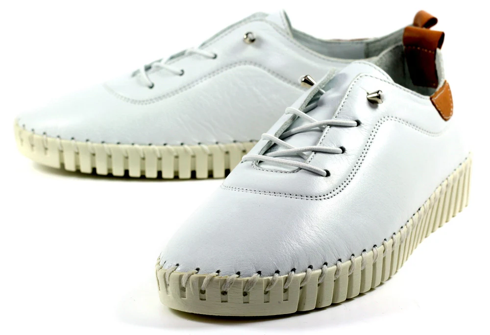 Flamborough leather Plimsoll - Image 21