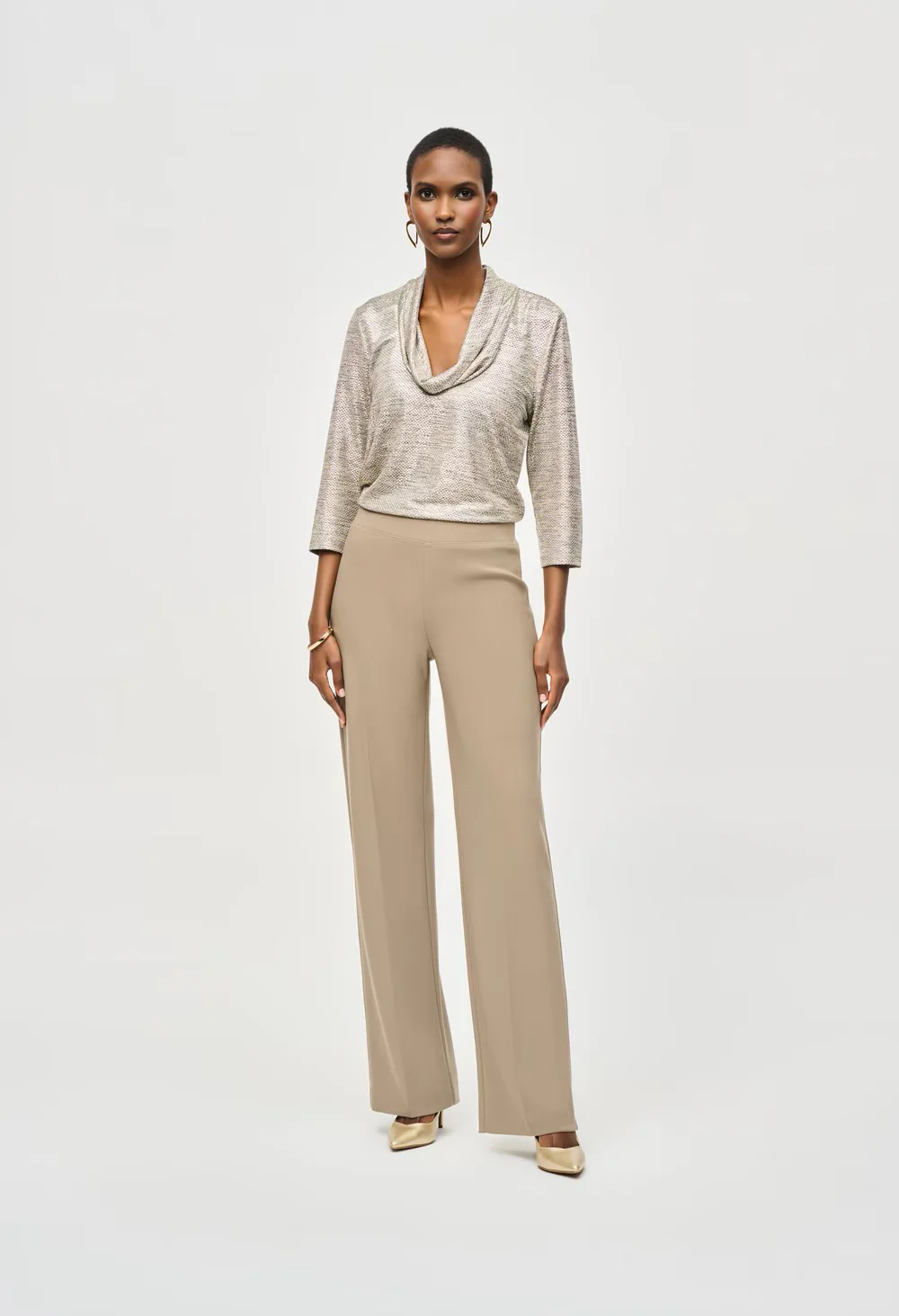 Flare High-waisted Trousers - Image 6