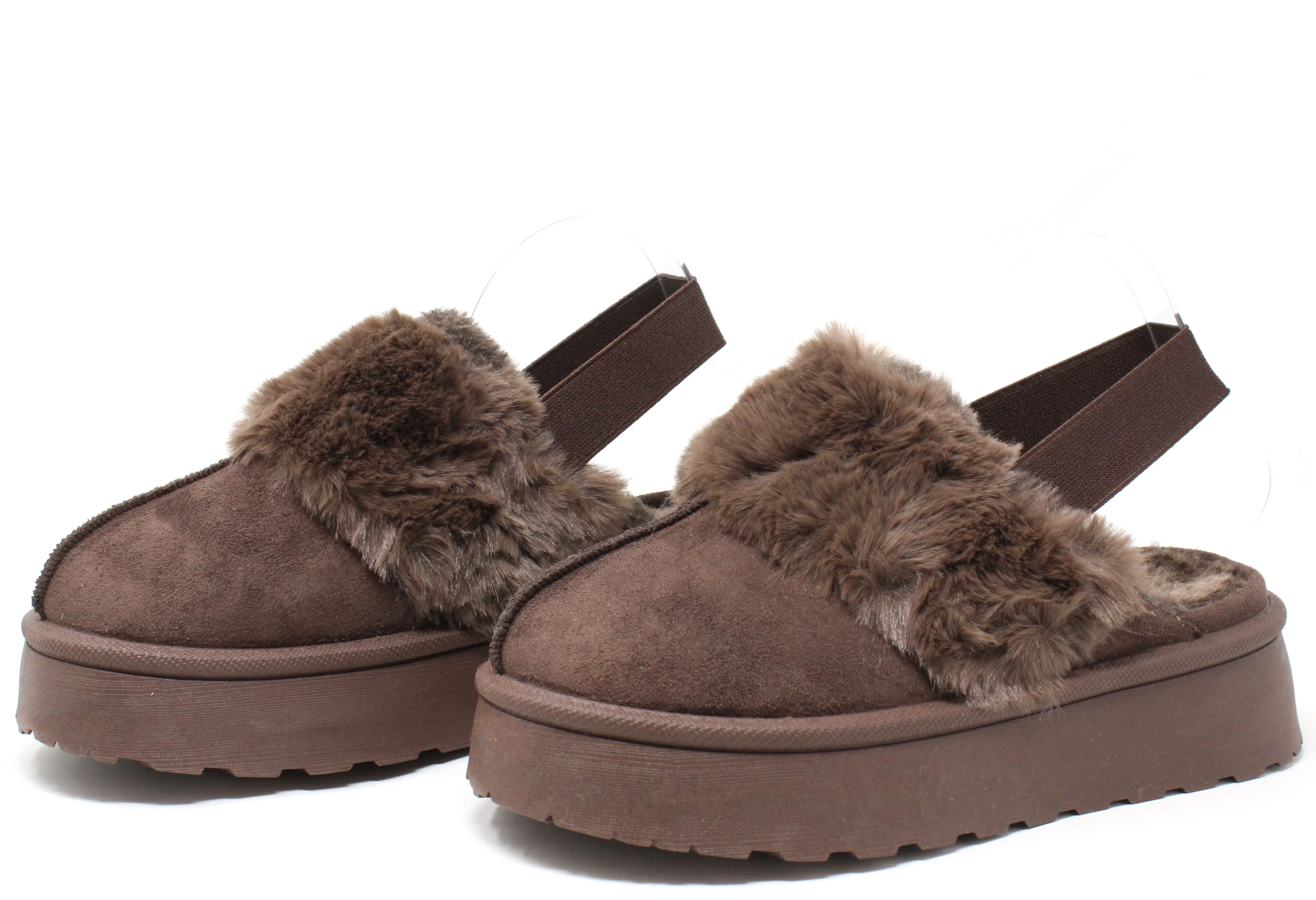 Flatform Faux Fur Trim Boots - Image 10