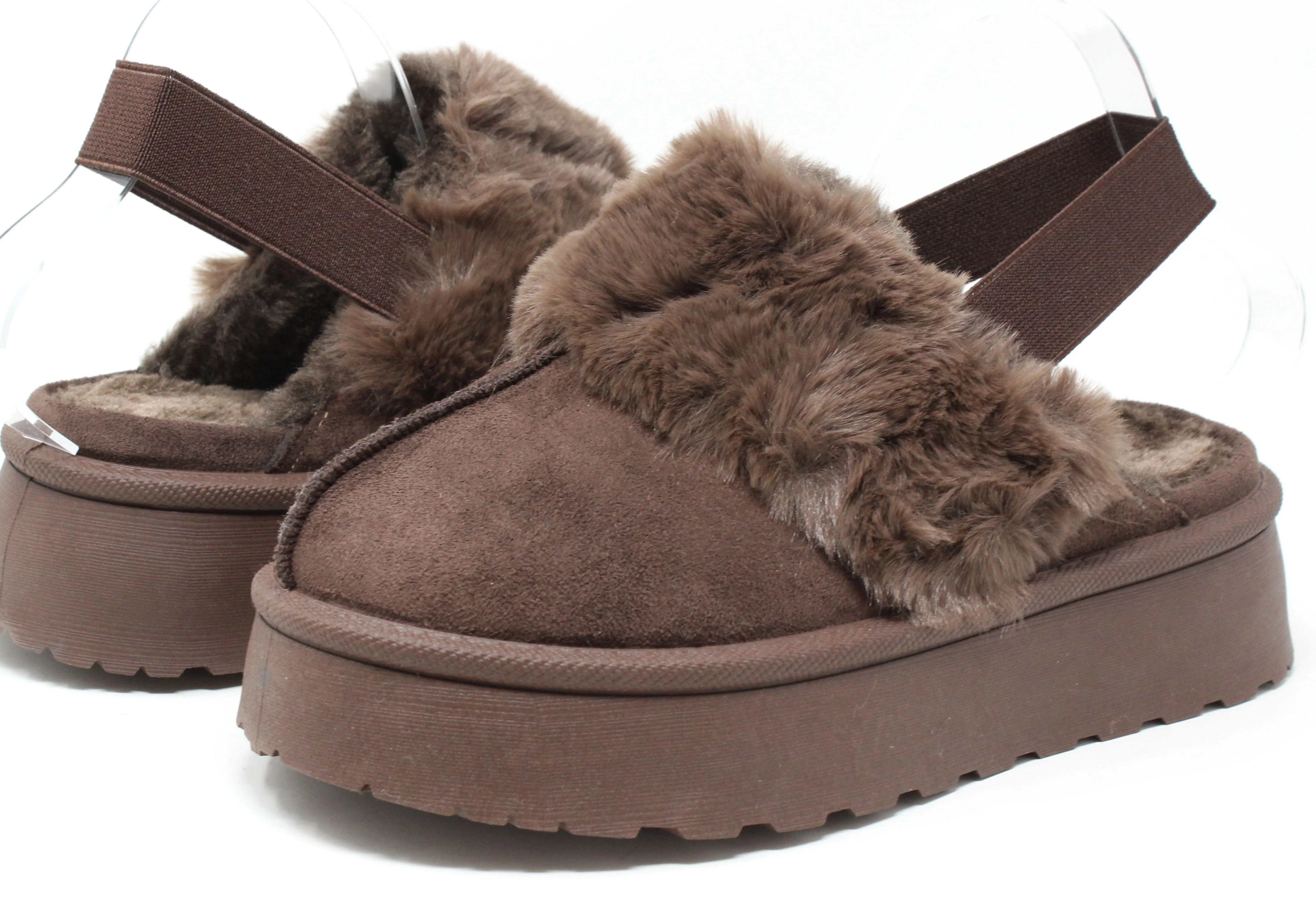 Flatform Faux Fur Trim Boots - Image 11