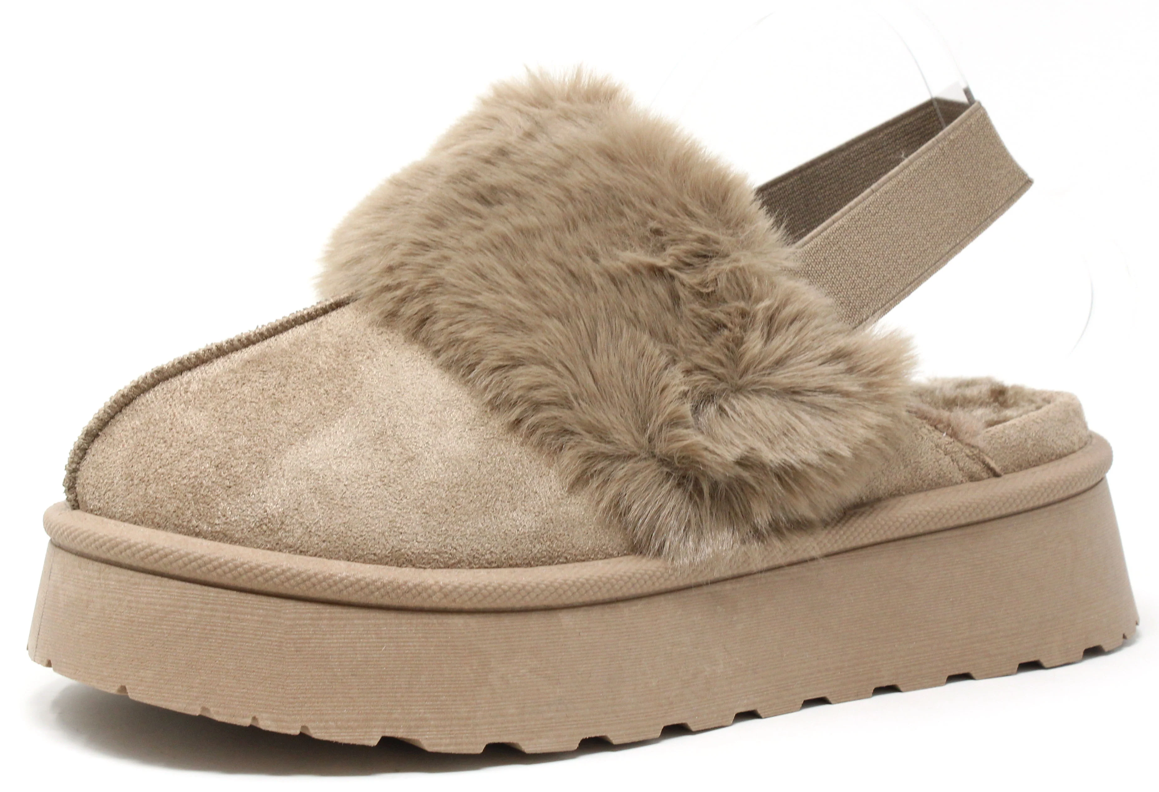 Flatform Faux Fur Trim Boots - Image 3