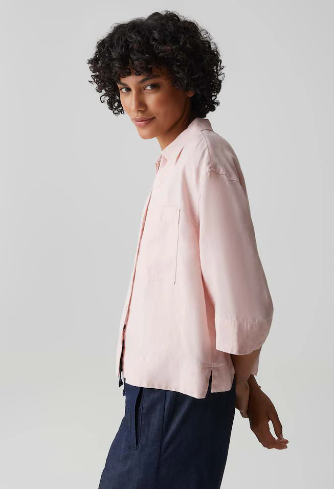 Flippa Loose Fit Linen Blouse - Image 2