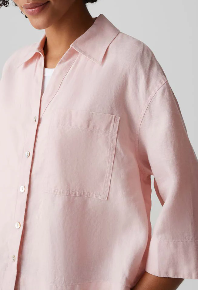 Flippa Loose Fit Linen Blouse - Image 4