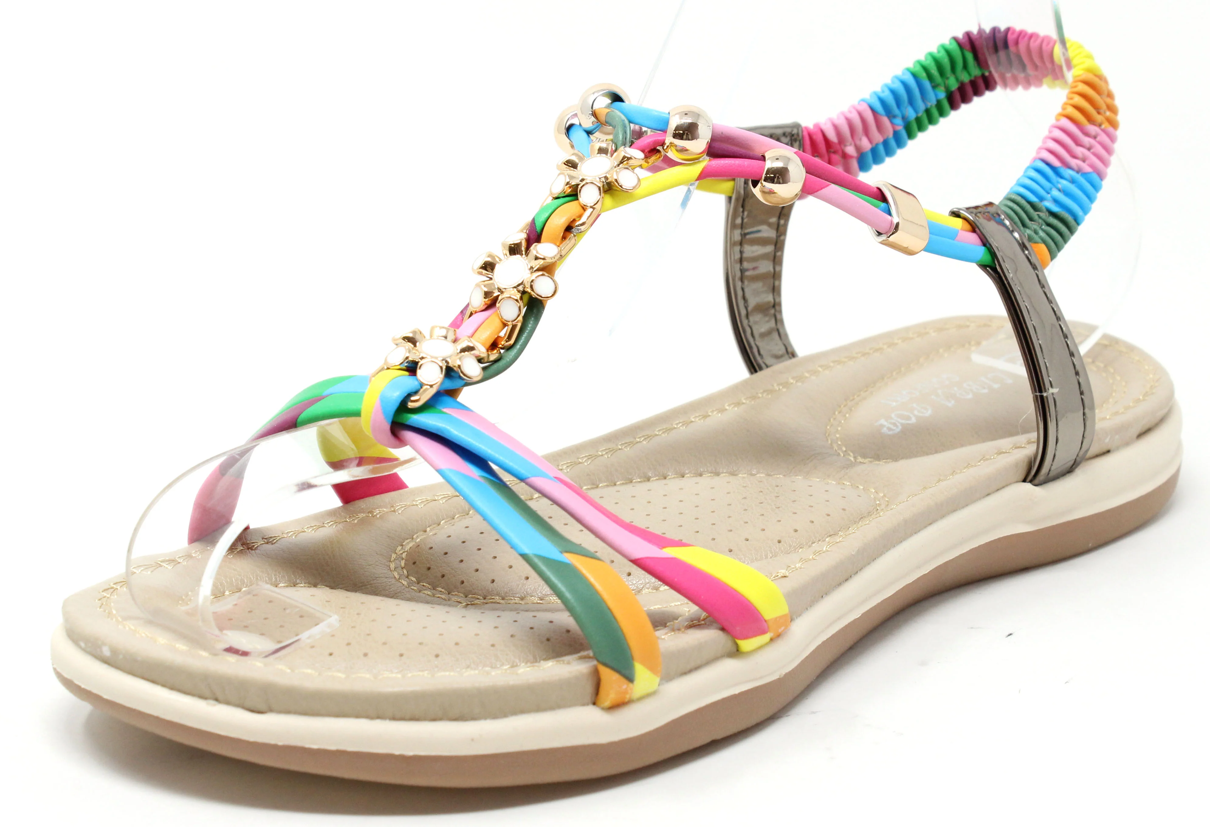Floral Gem Sandals - Image 15