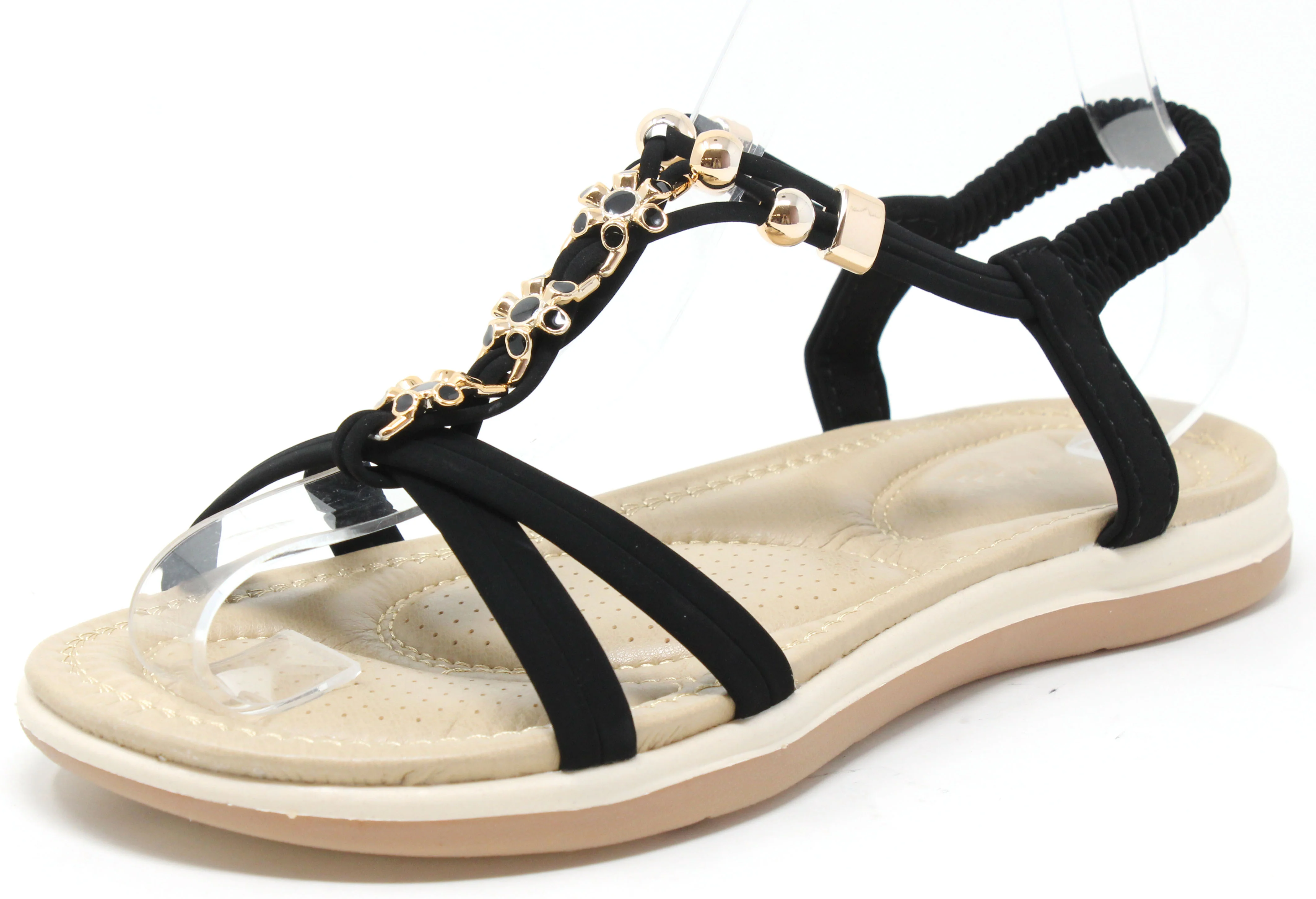 Floral Gem Sandals - Image 2
