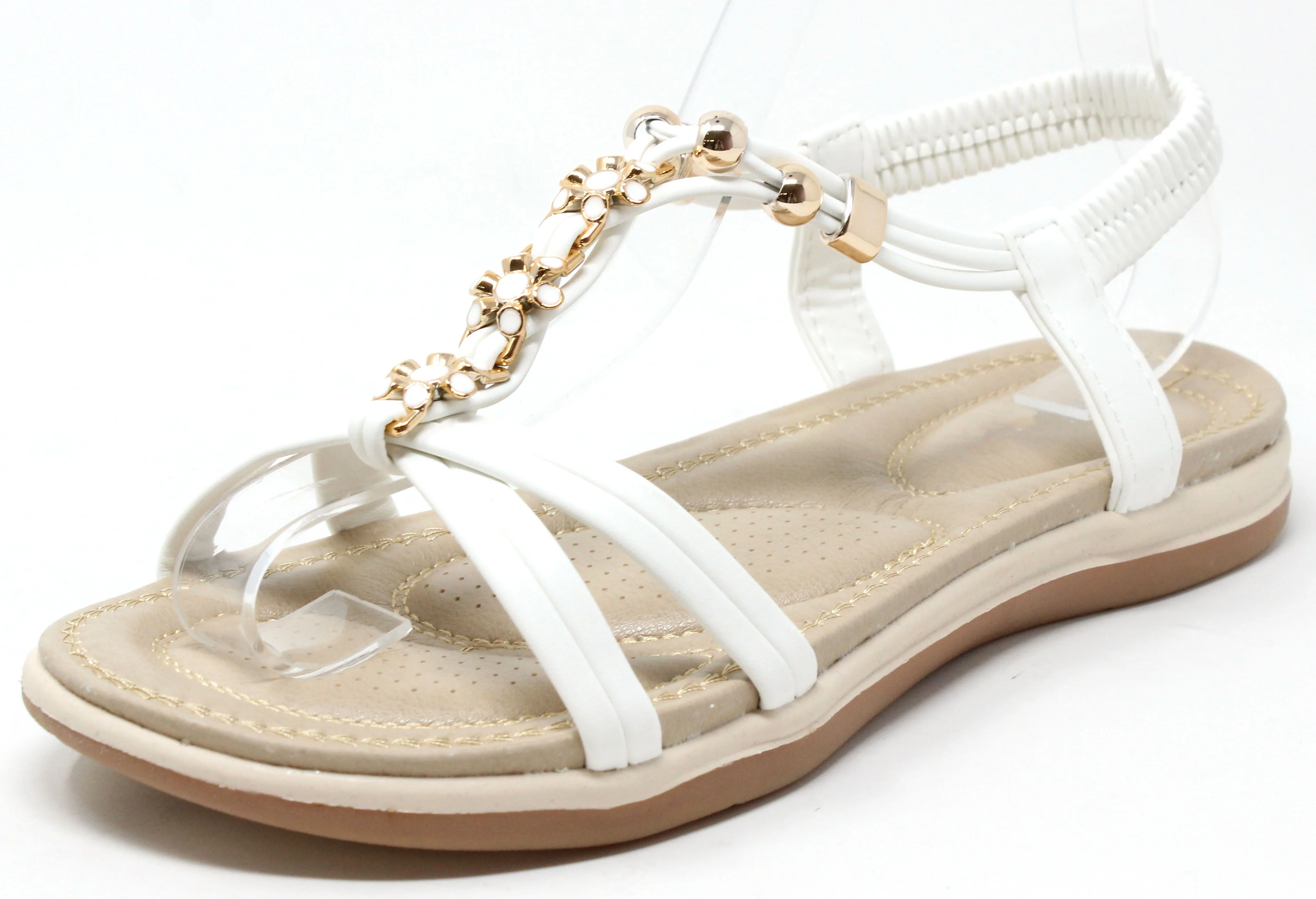 Floral Gem Sandals - Image 25
