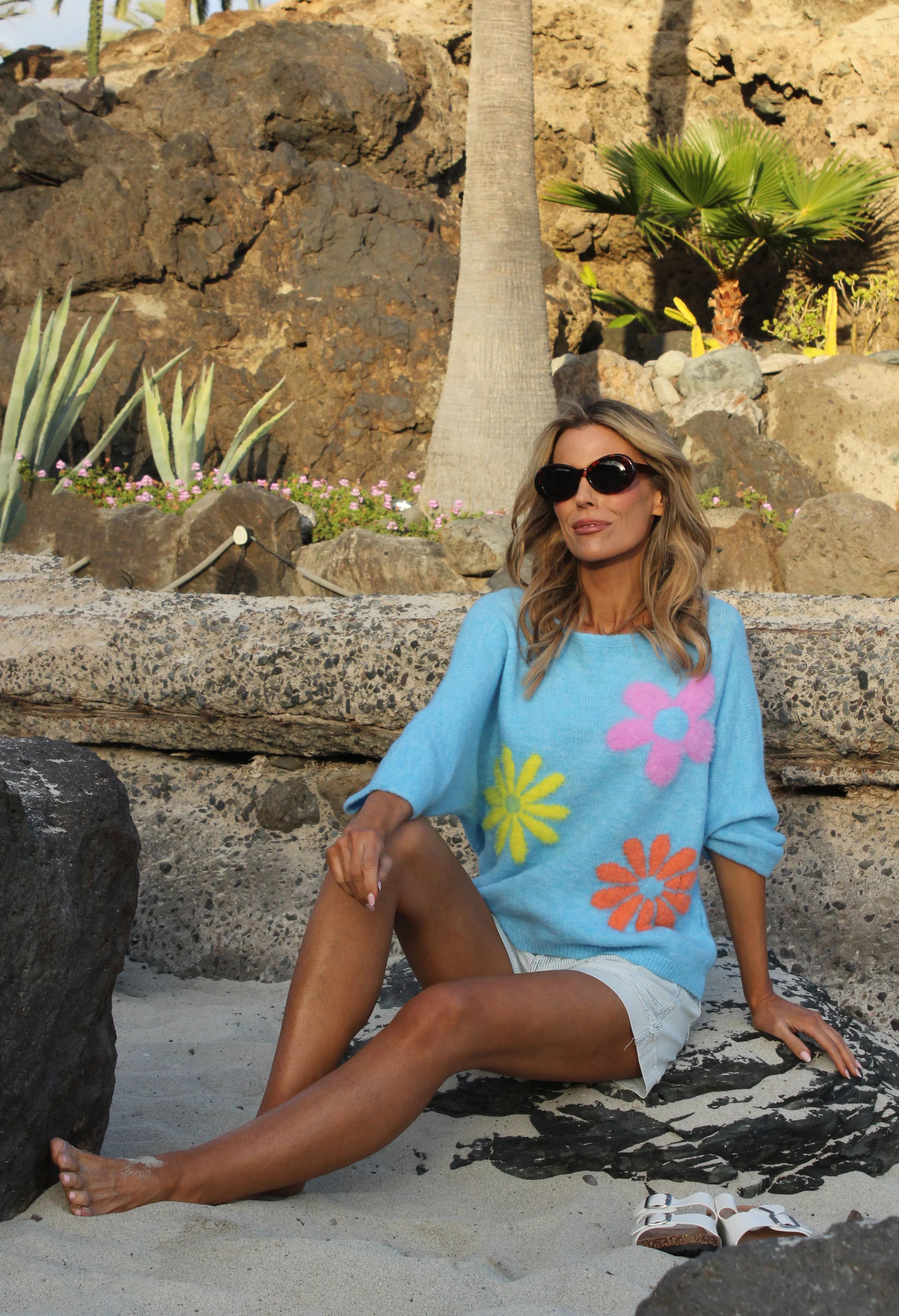 Floral Knit Jumper - Image 2