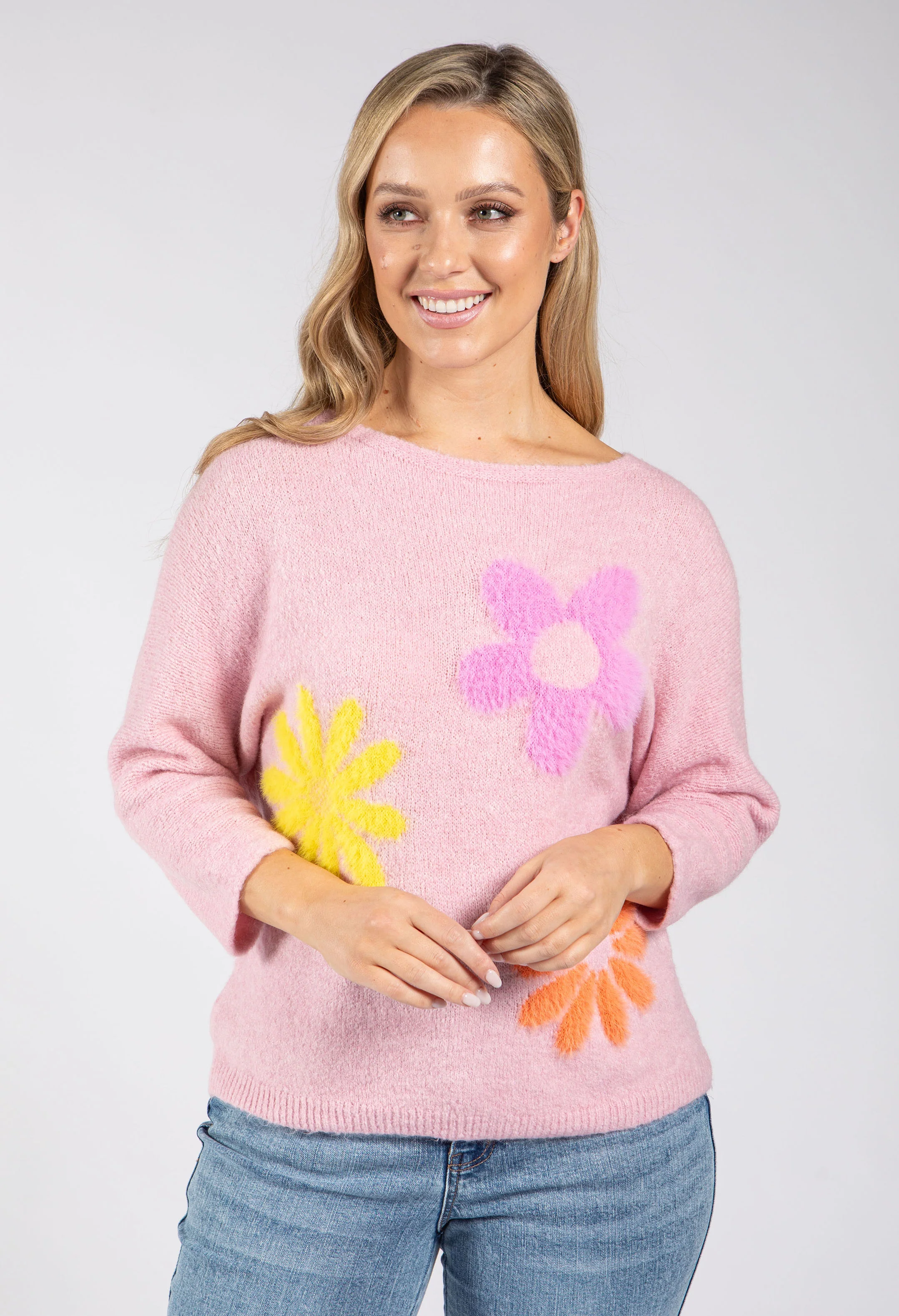 Floral Knit Jumper - Image 9