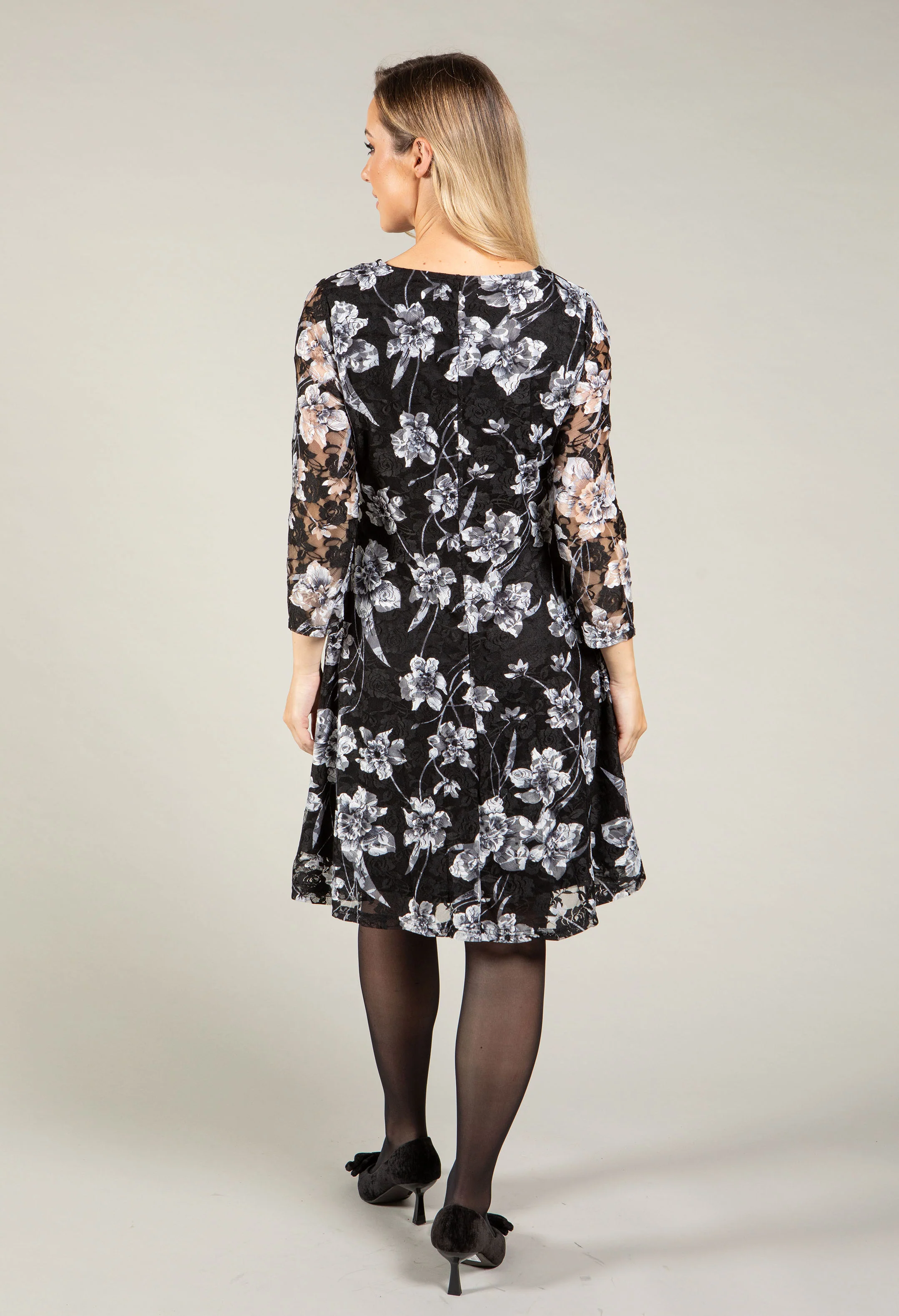 Floral Lace Dress - Image 4