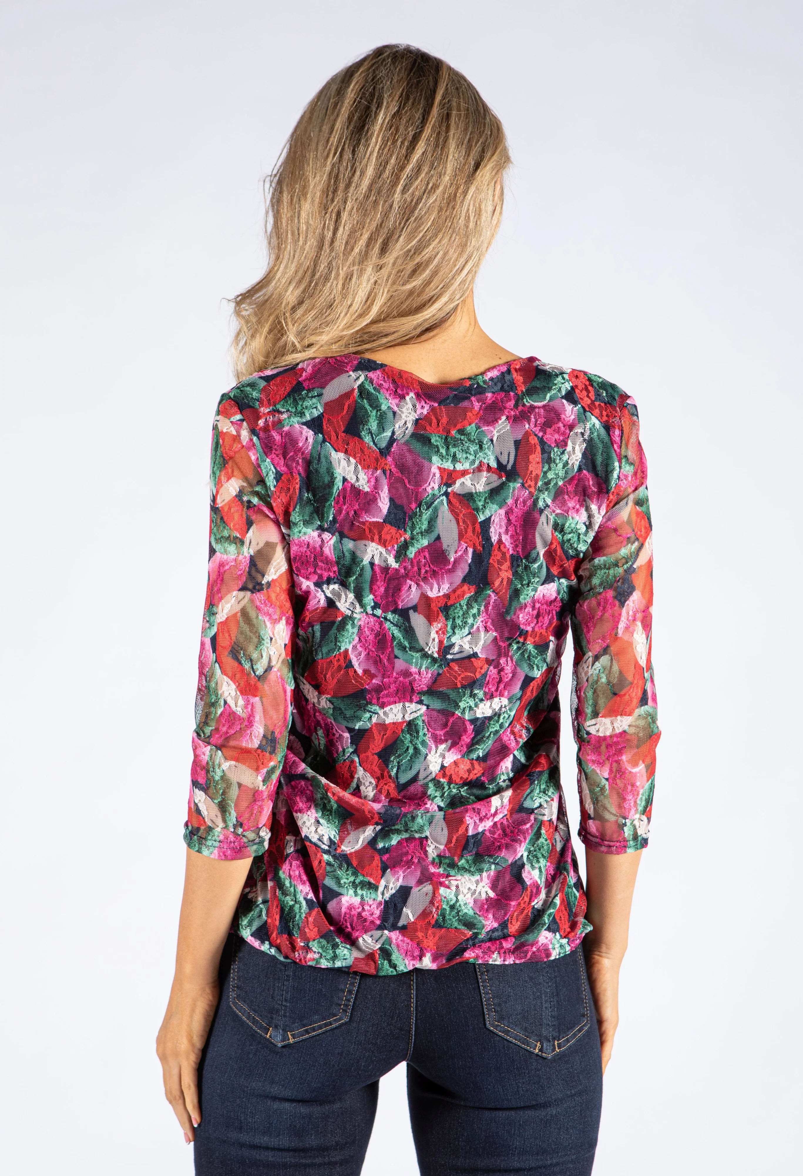 Floral Lace Printed Top - Image 3