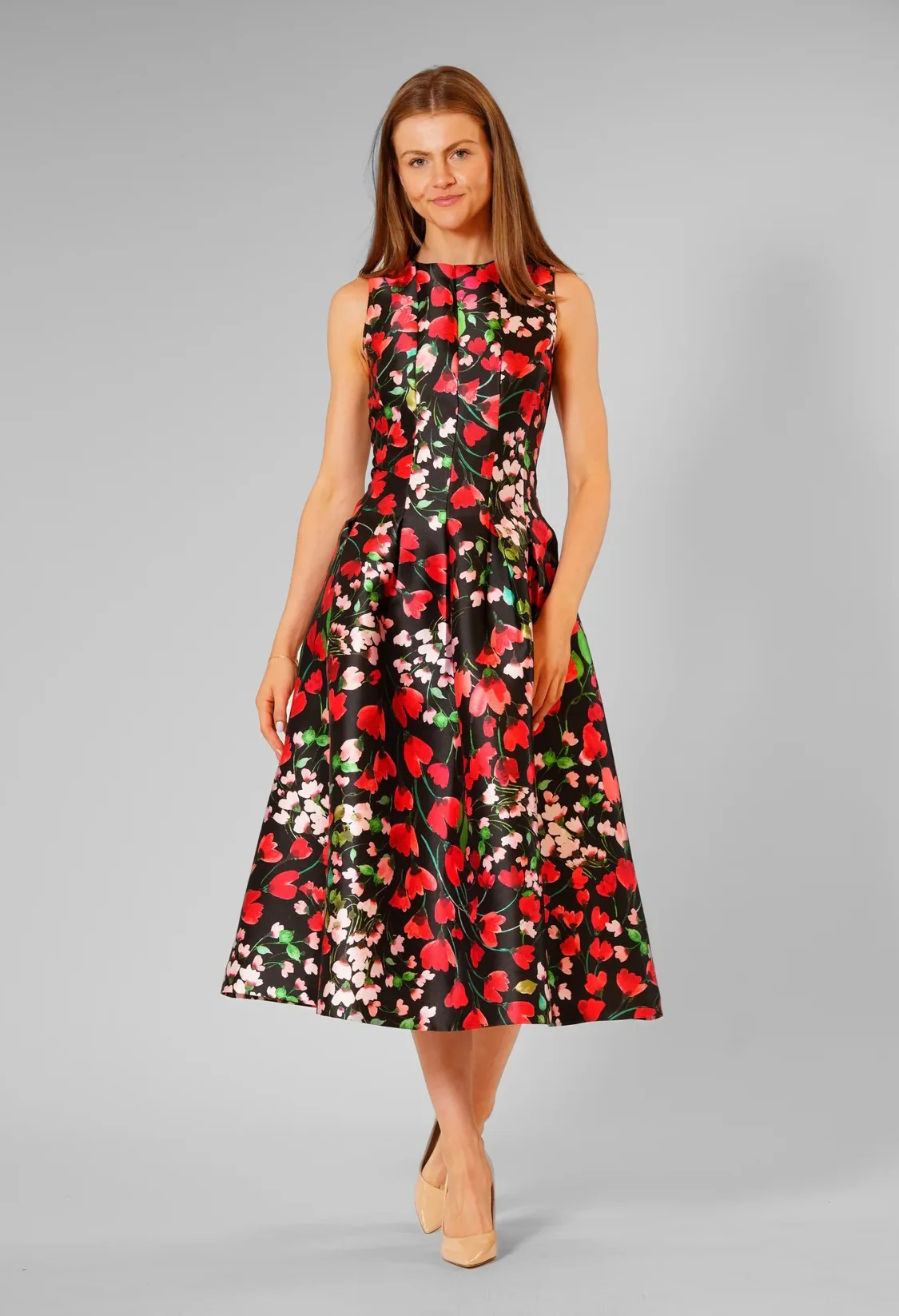 Floral midi dress - Image 2