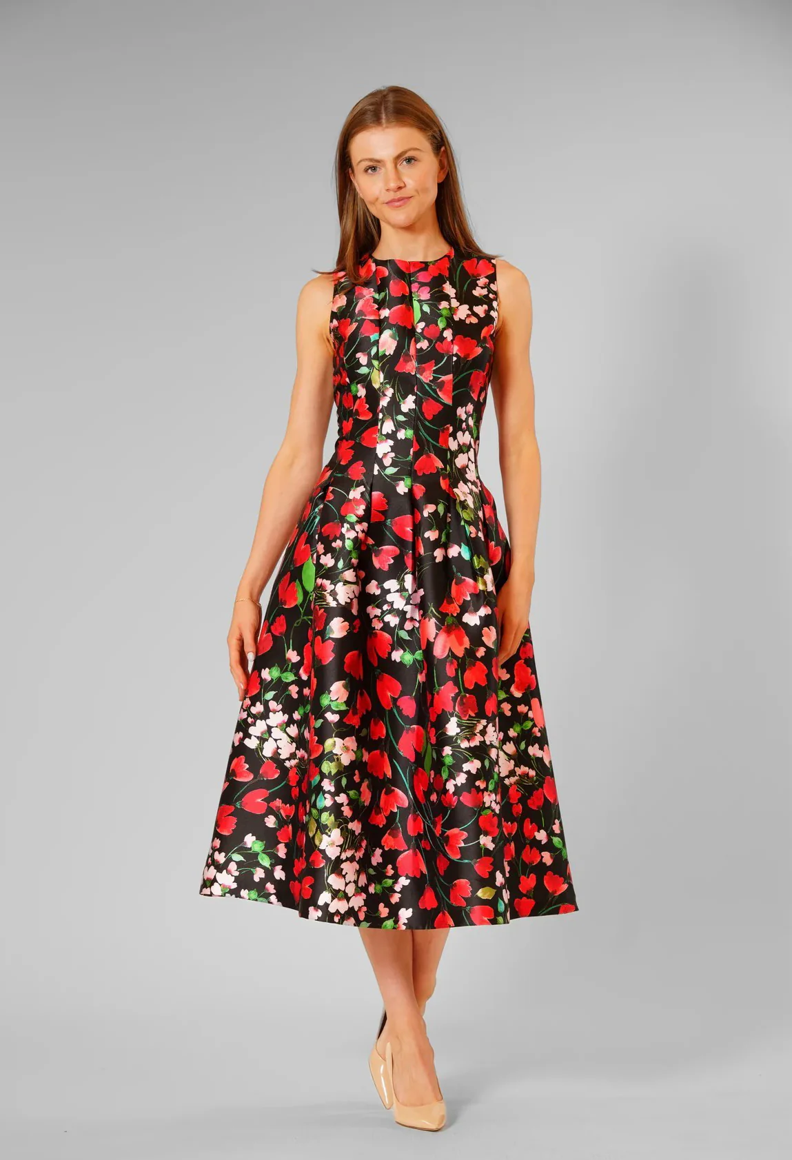 Floral midi dress - Image 4
