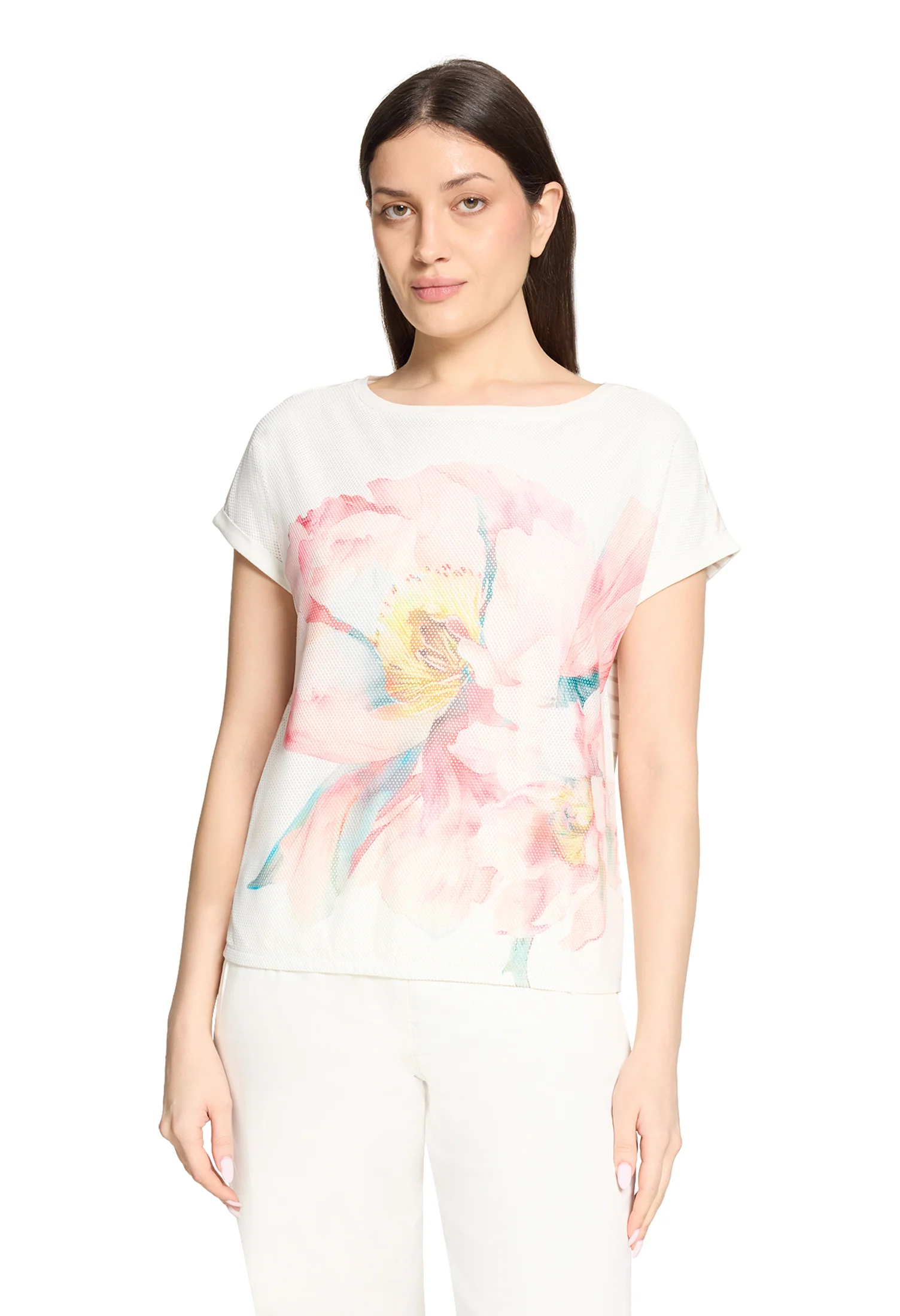 Floral Motif T-Shirt - Image 2