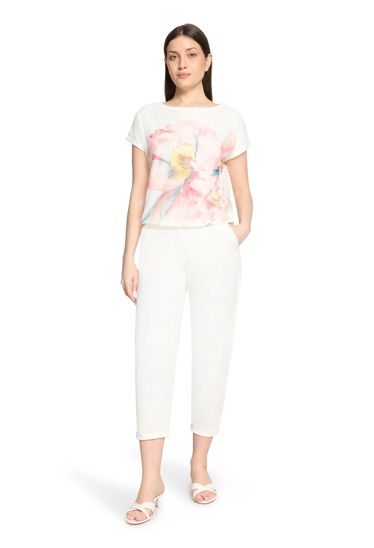 Floral Motif T-Shirt - Image 5