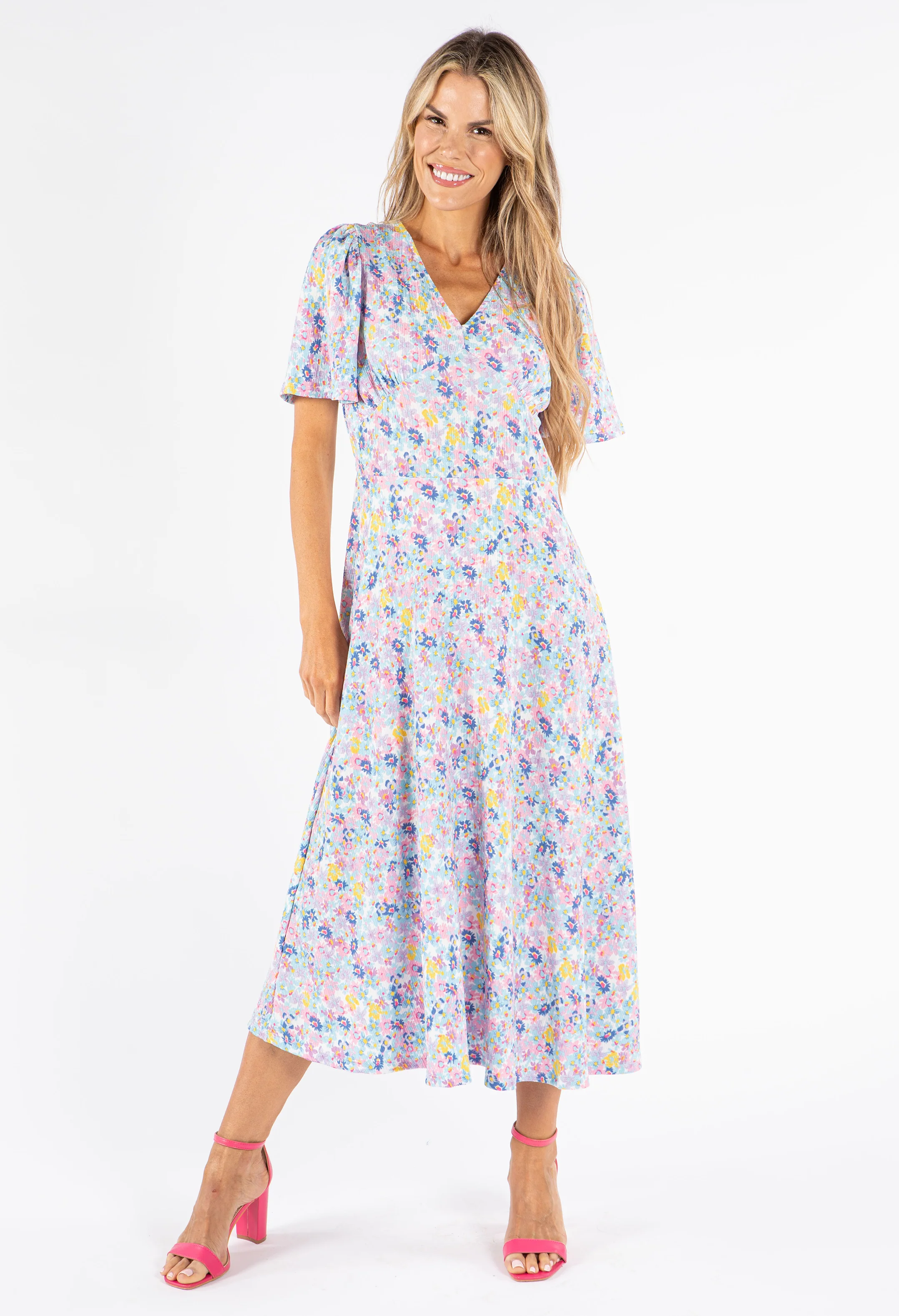 Miami Floral Print Dress - Image 4