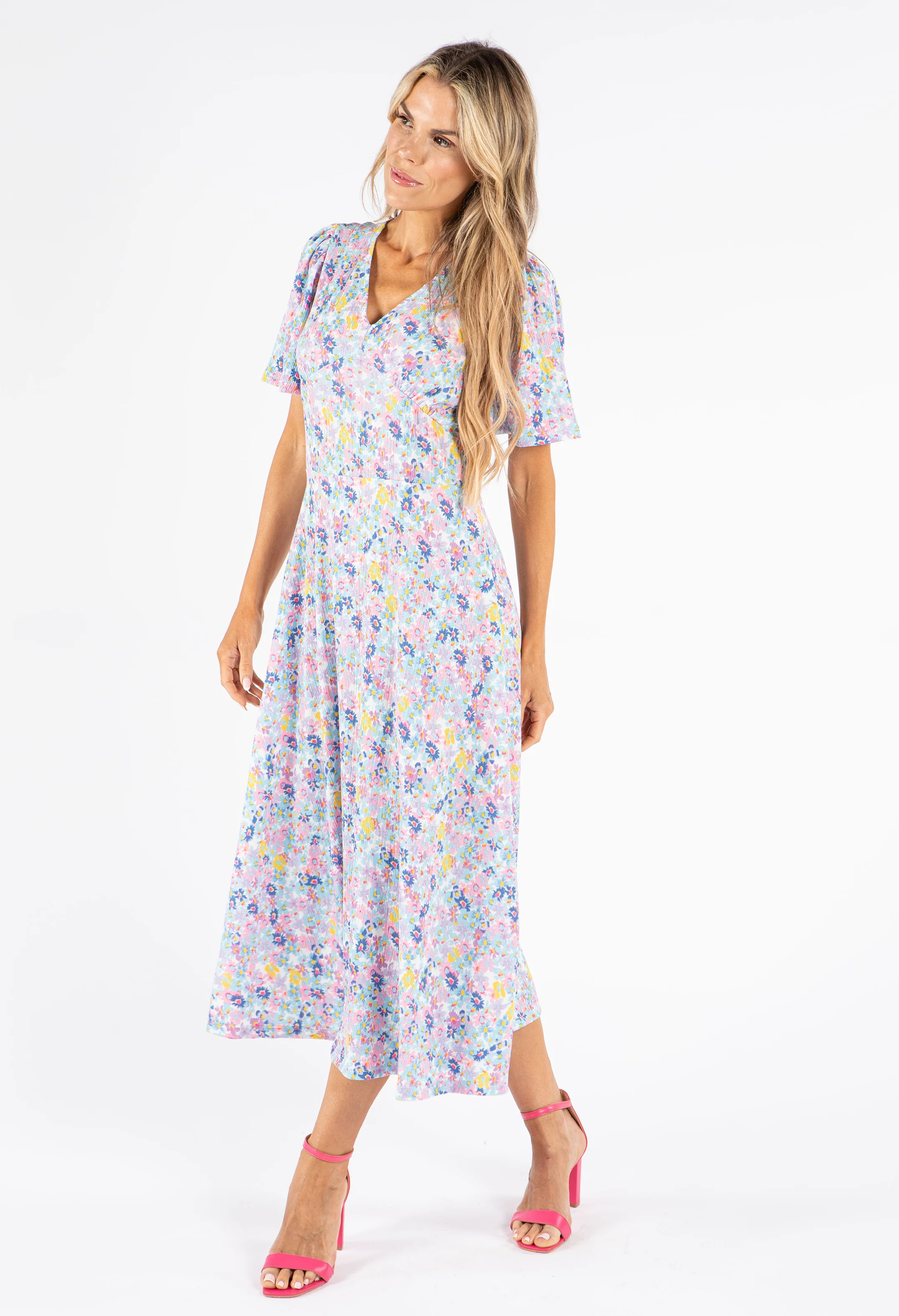 Miami Floral Print Dress - Image 6