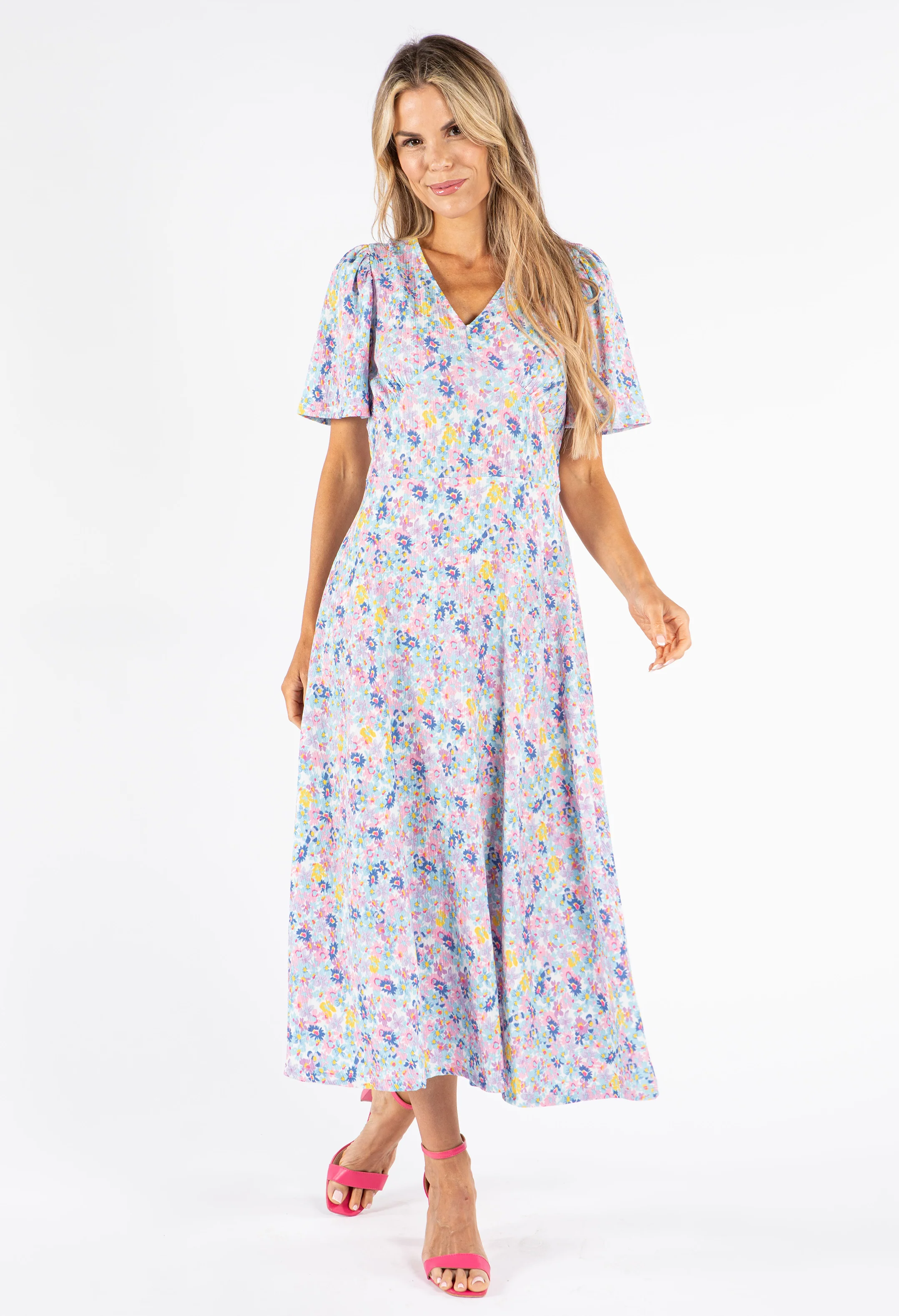 Miami Floral Print Dress - Image 7