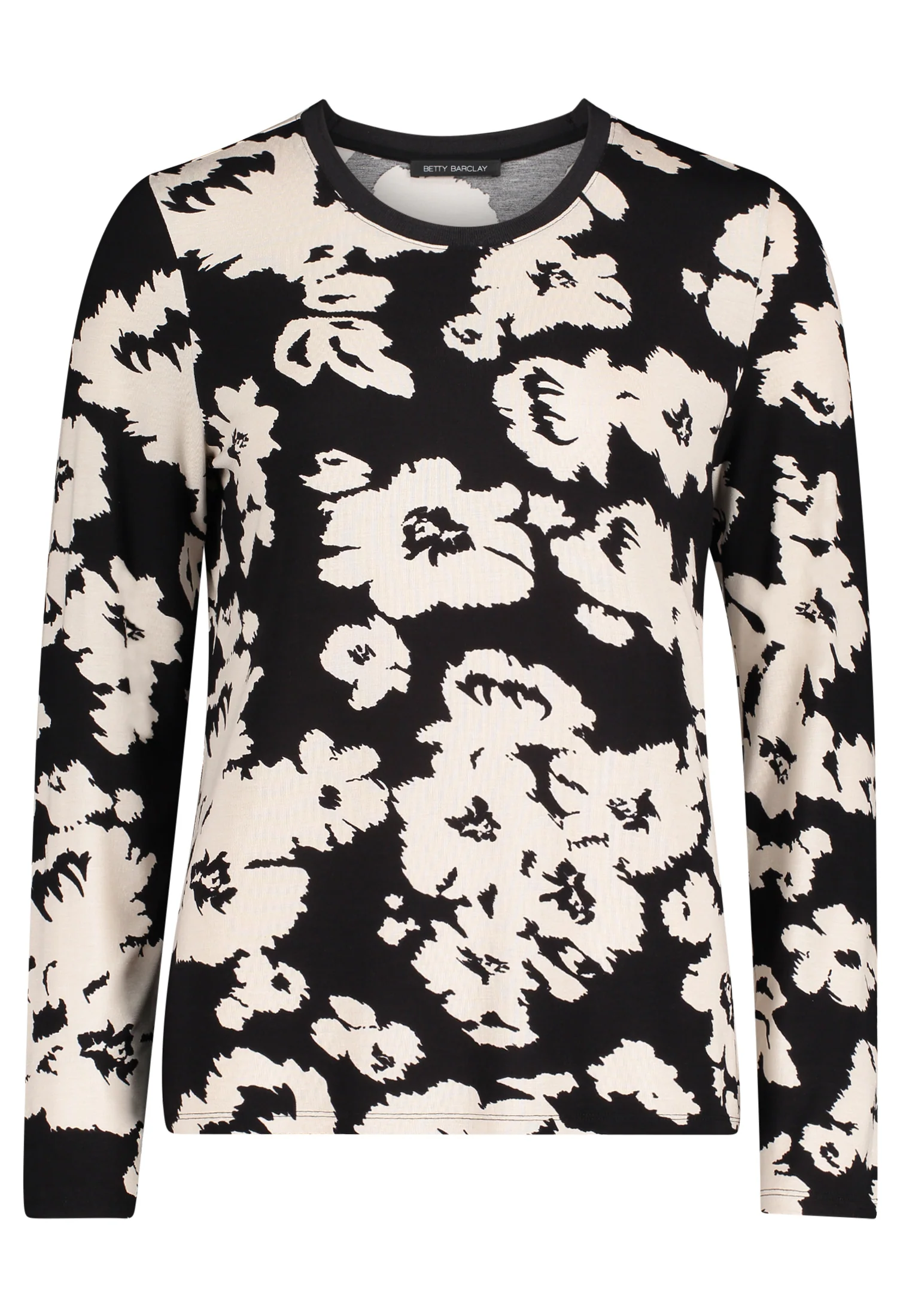 Floral Print Basic Top - Image 5
