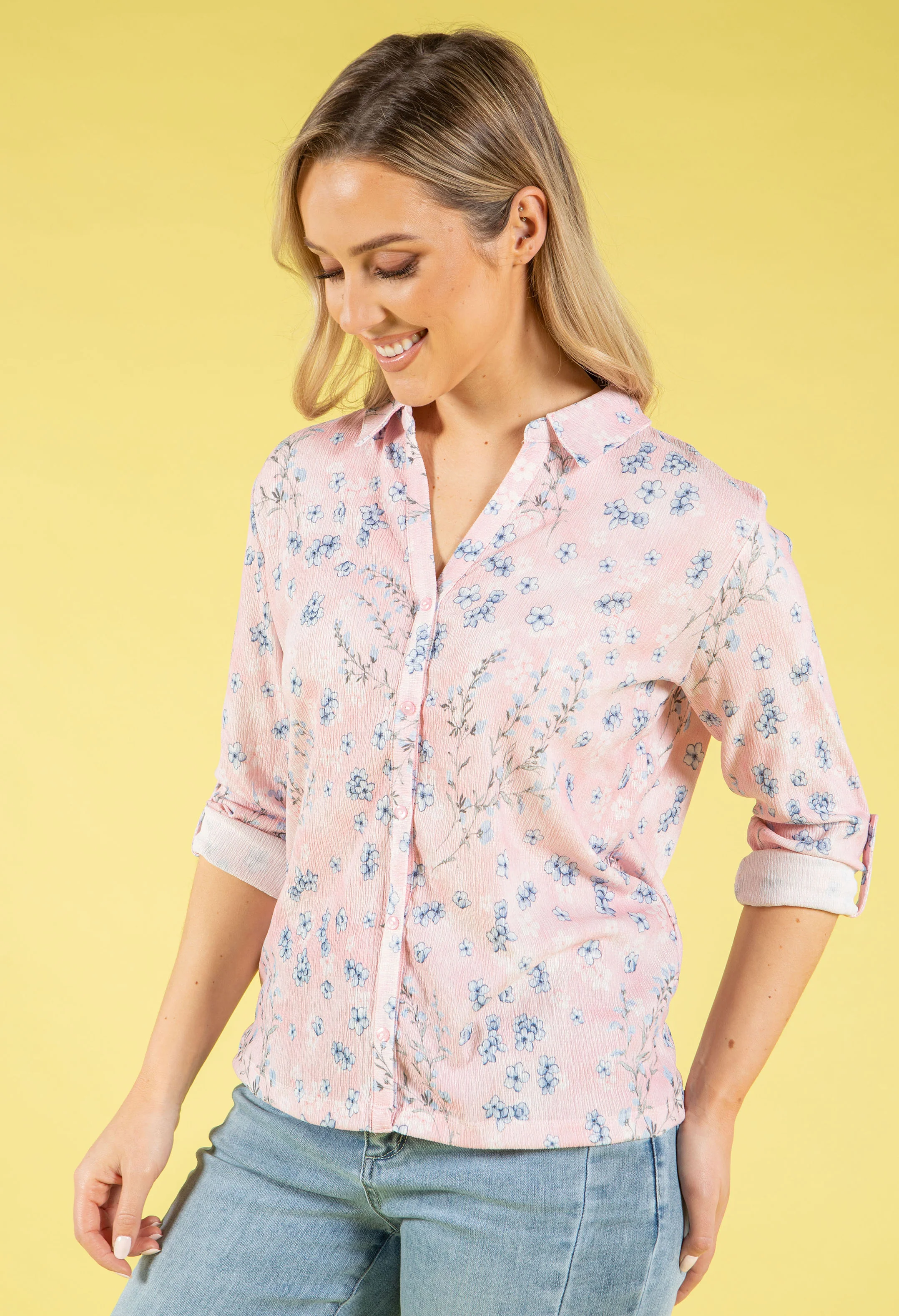 Floral Print Blouse - Image 4