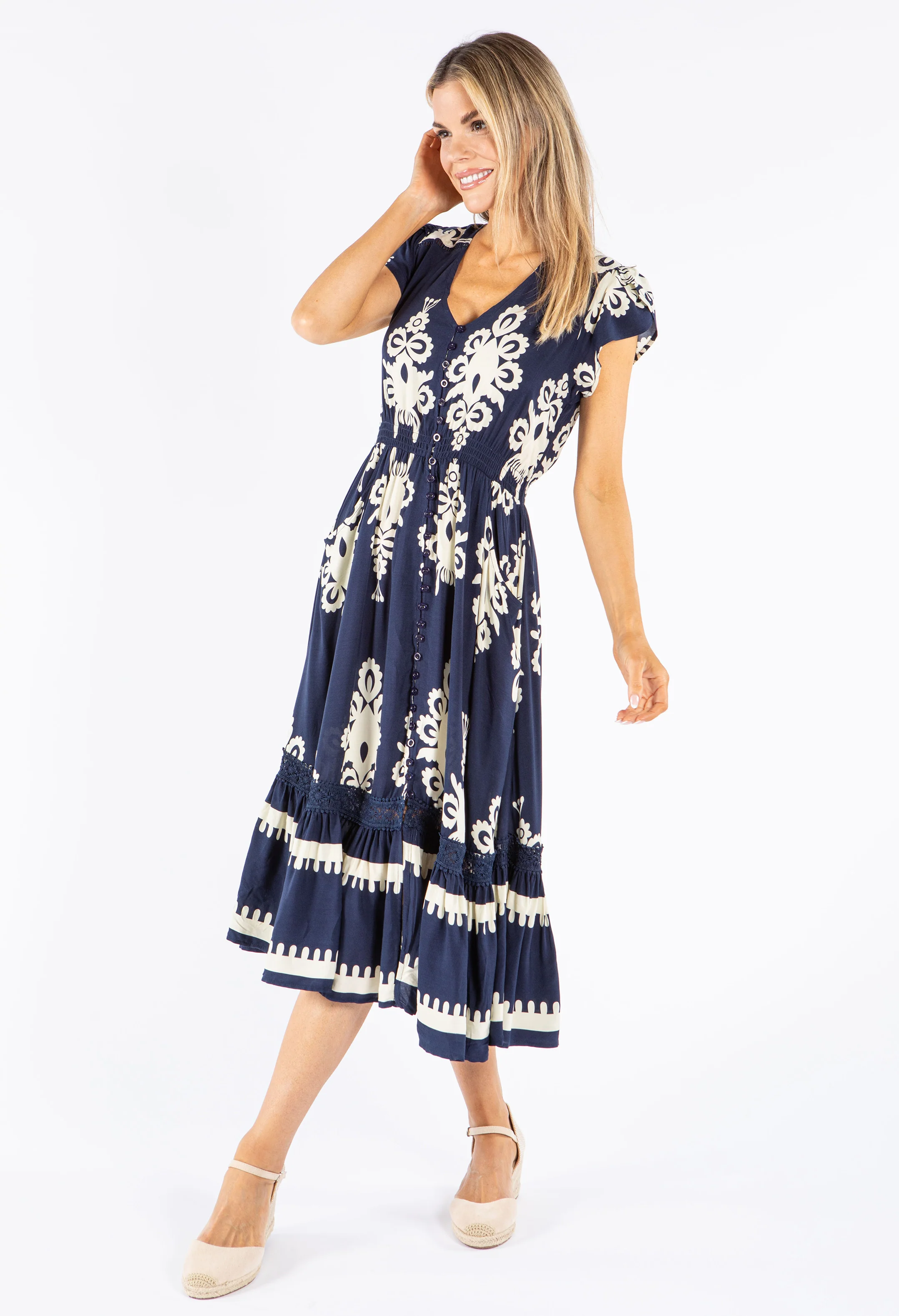 Floral Print Dress - Image 7