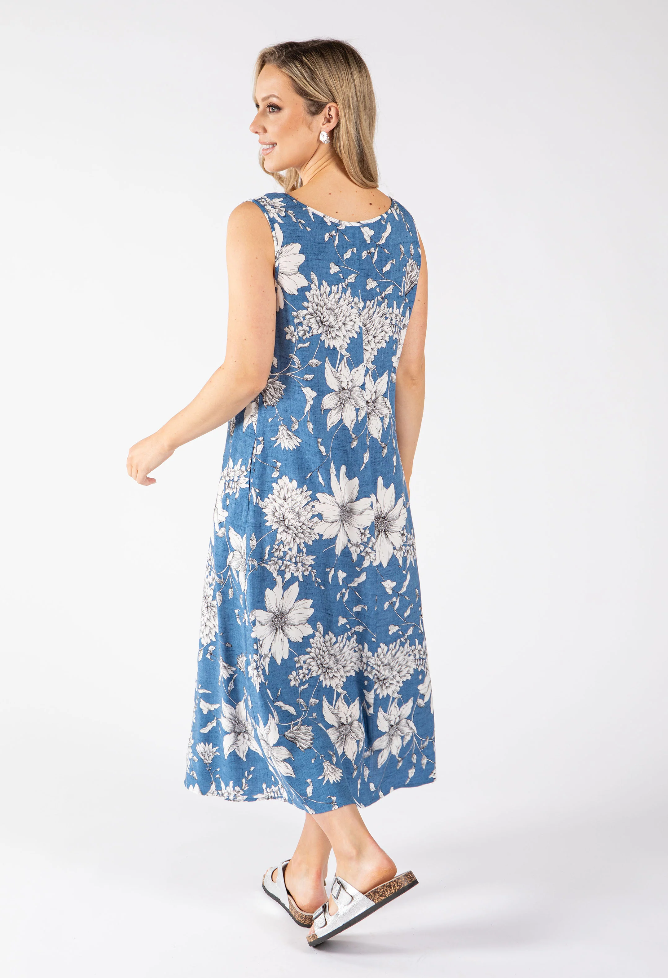 Floral Print Maxi Dress - Image 4