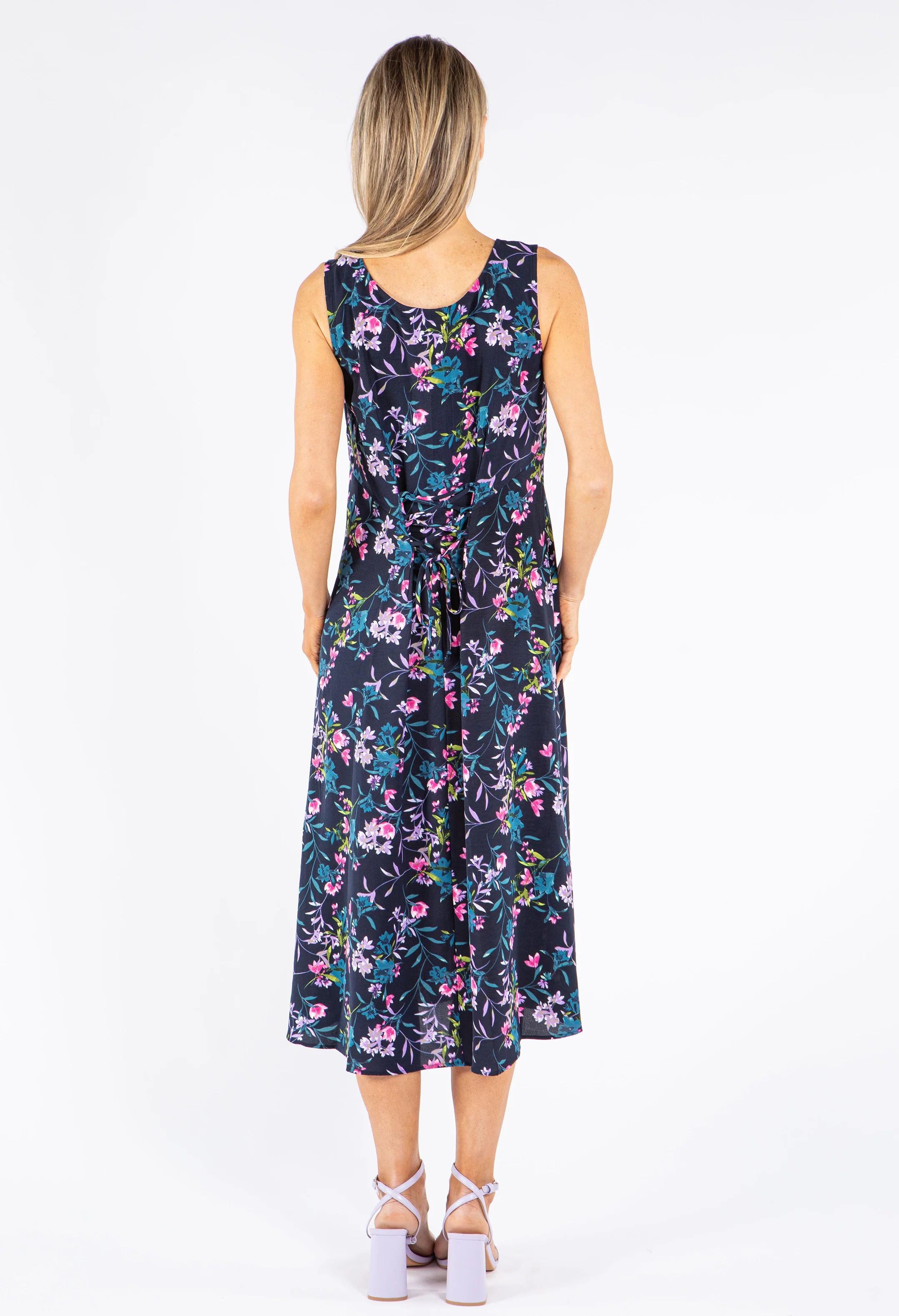 Floral Print Midi Dress - Image 2