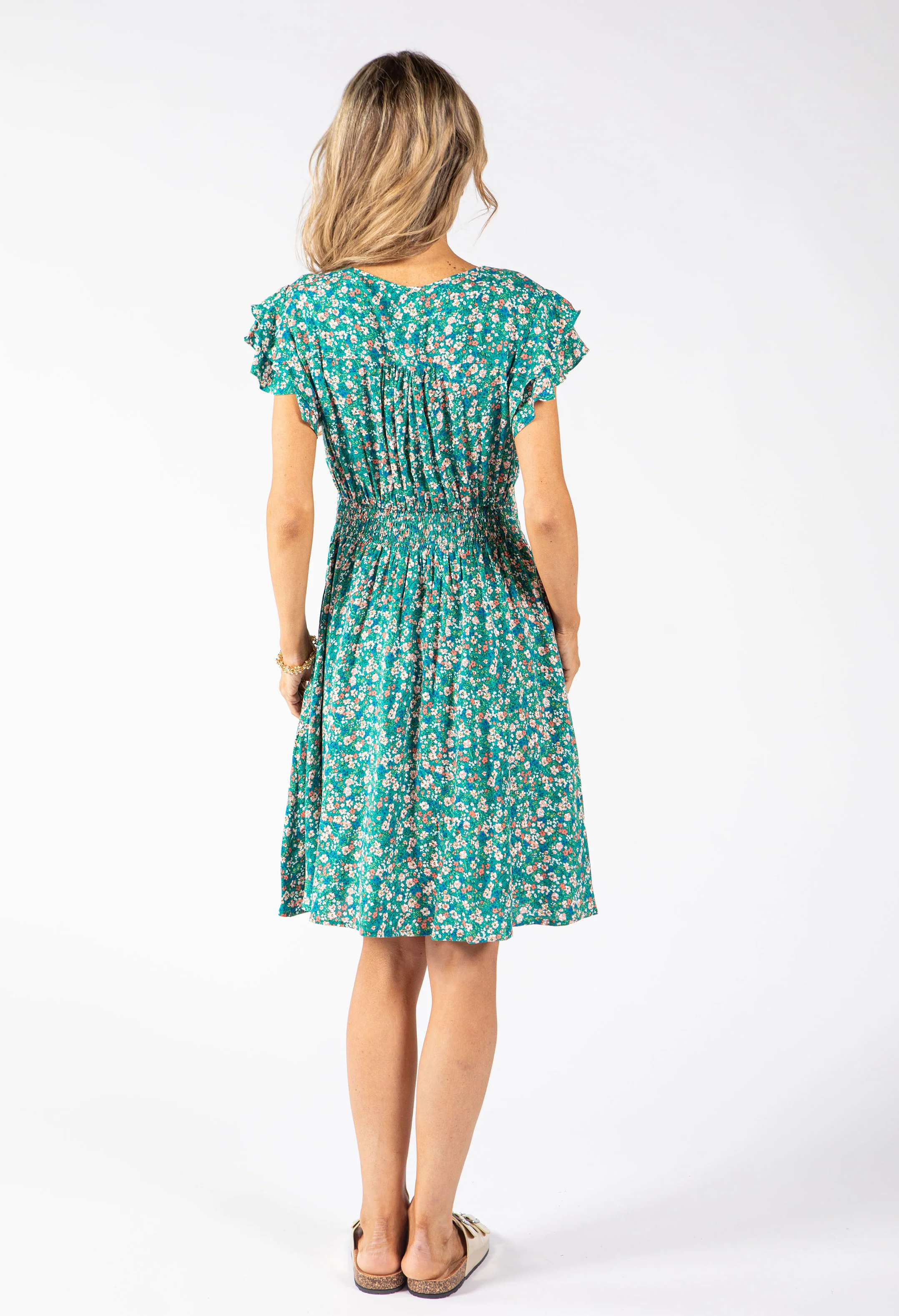 Floral Print Short Dress - Image 7