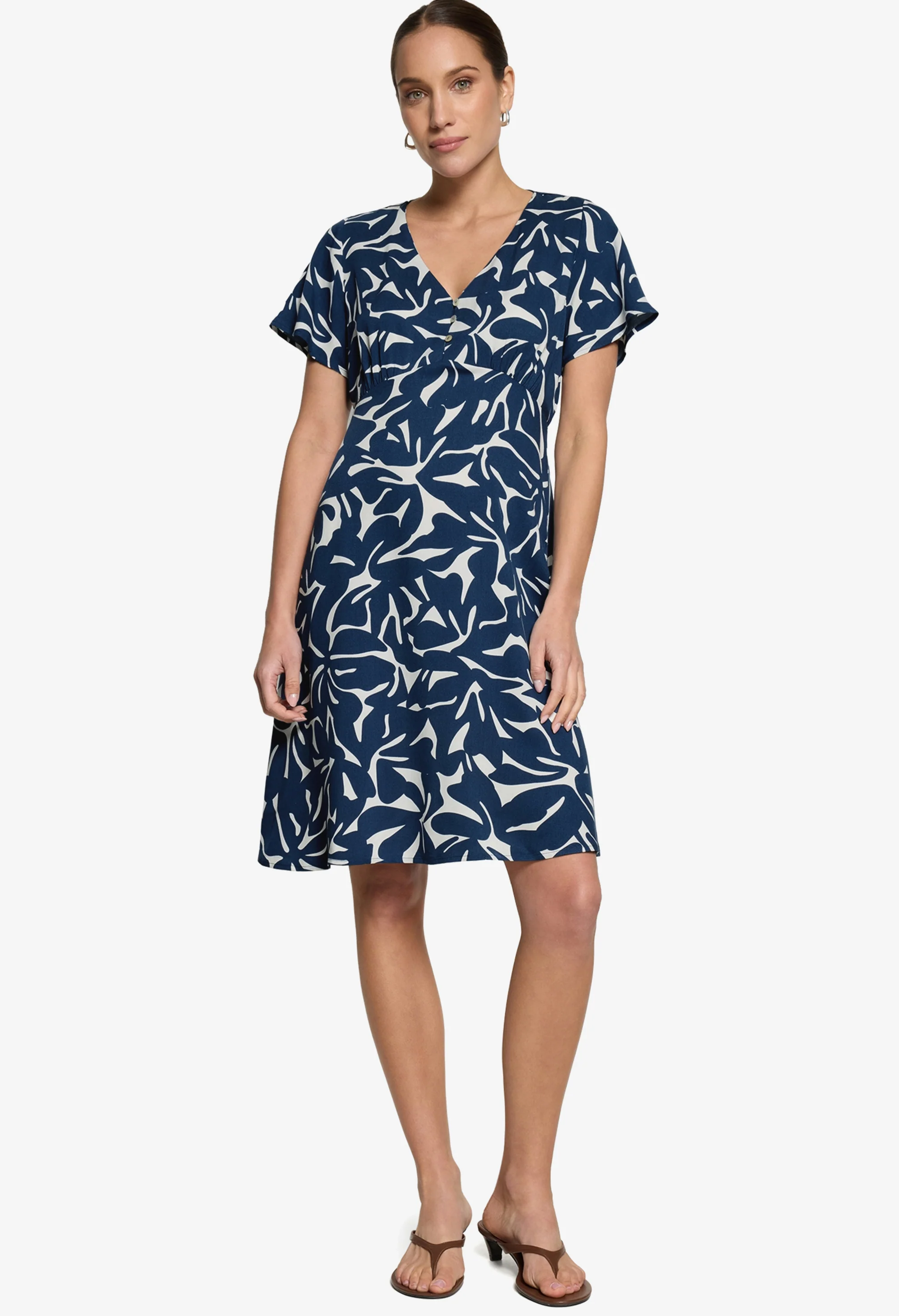 Floral Print Short Dress