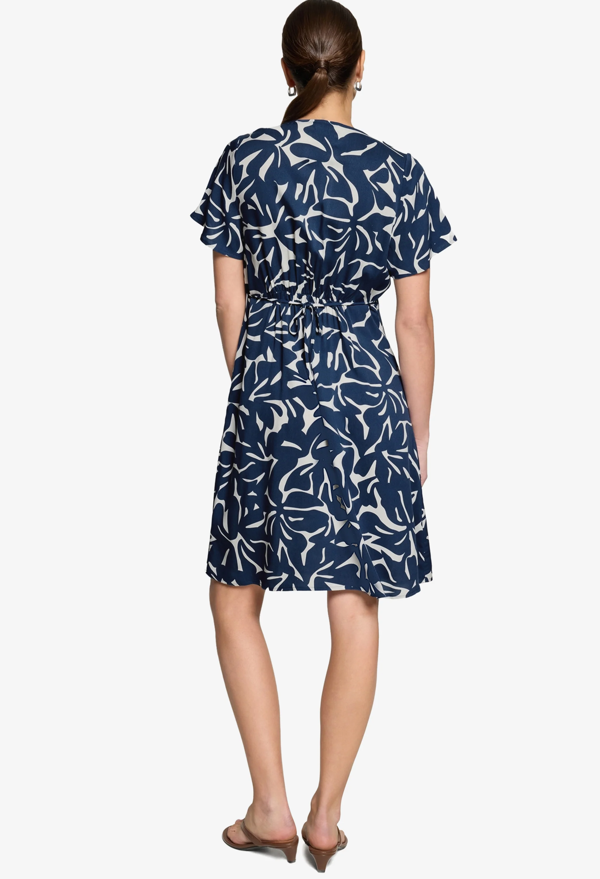 Floral Print Short Dress - Image 2