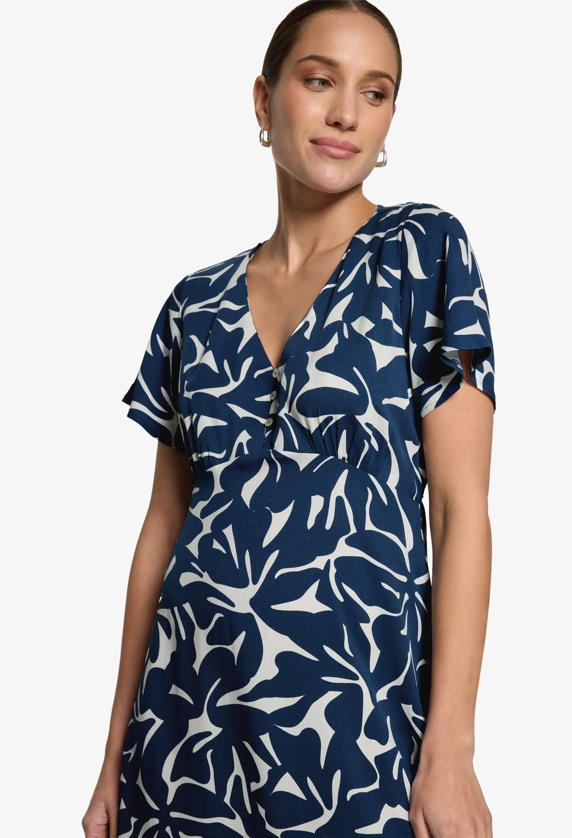 Floral Print Short Dress - Image 3