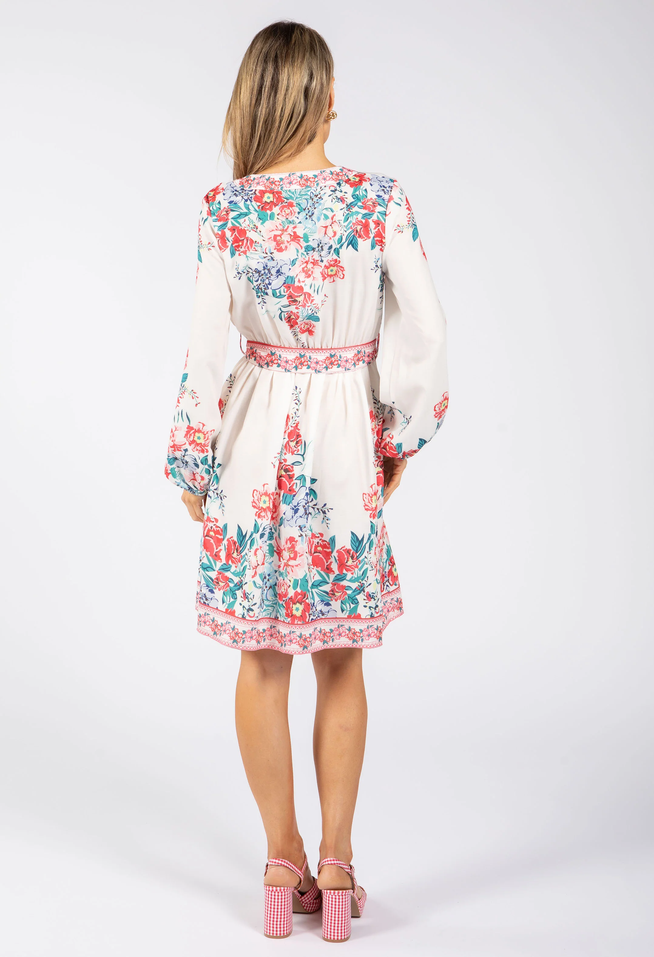 Floral Print Short Dress - Image 6