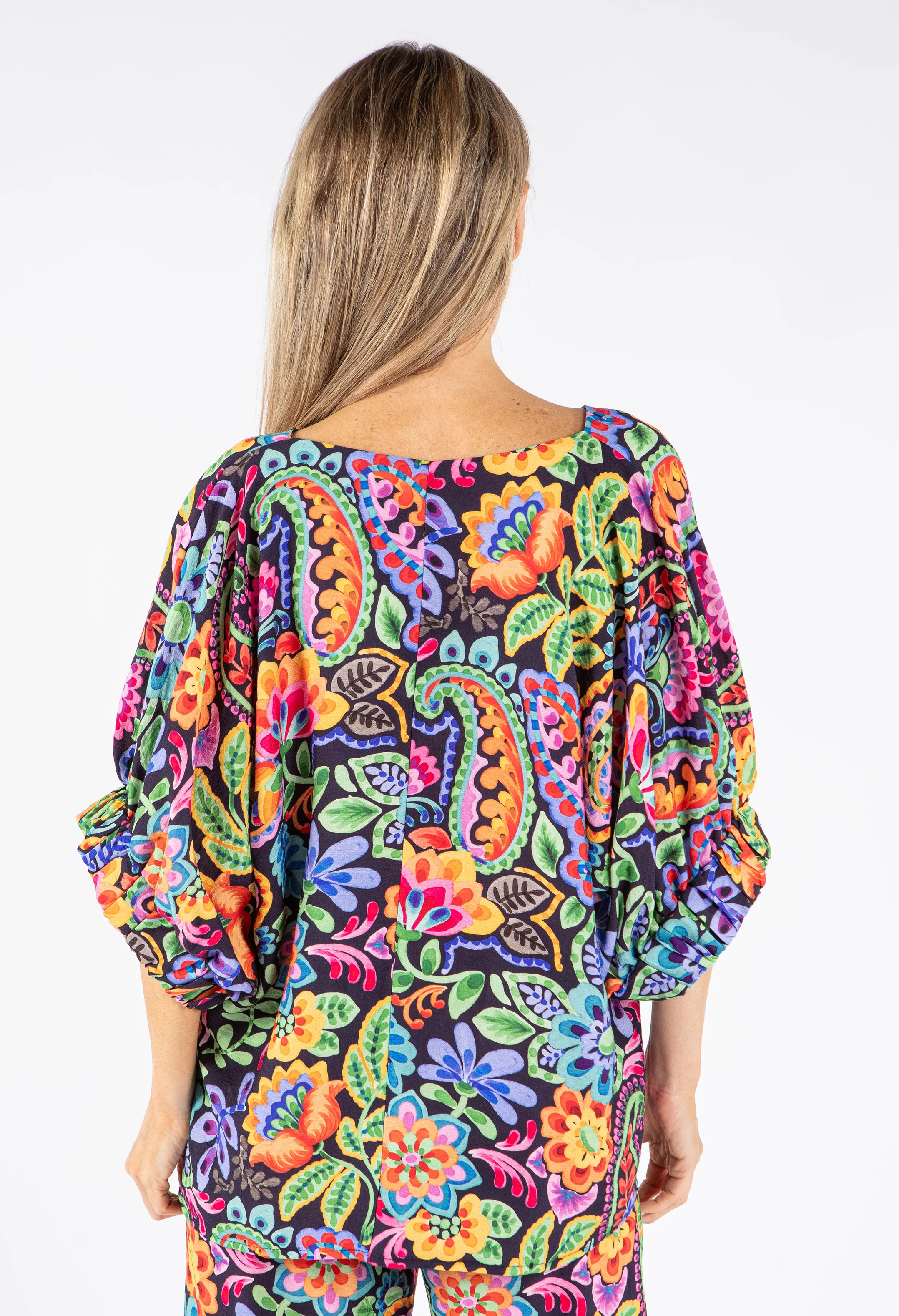 Floral Print Tunic Blouse - Image 10