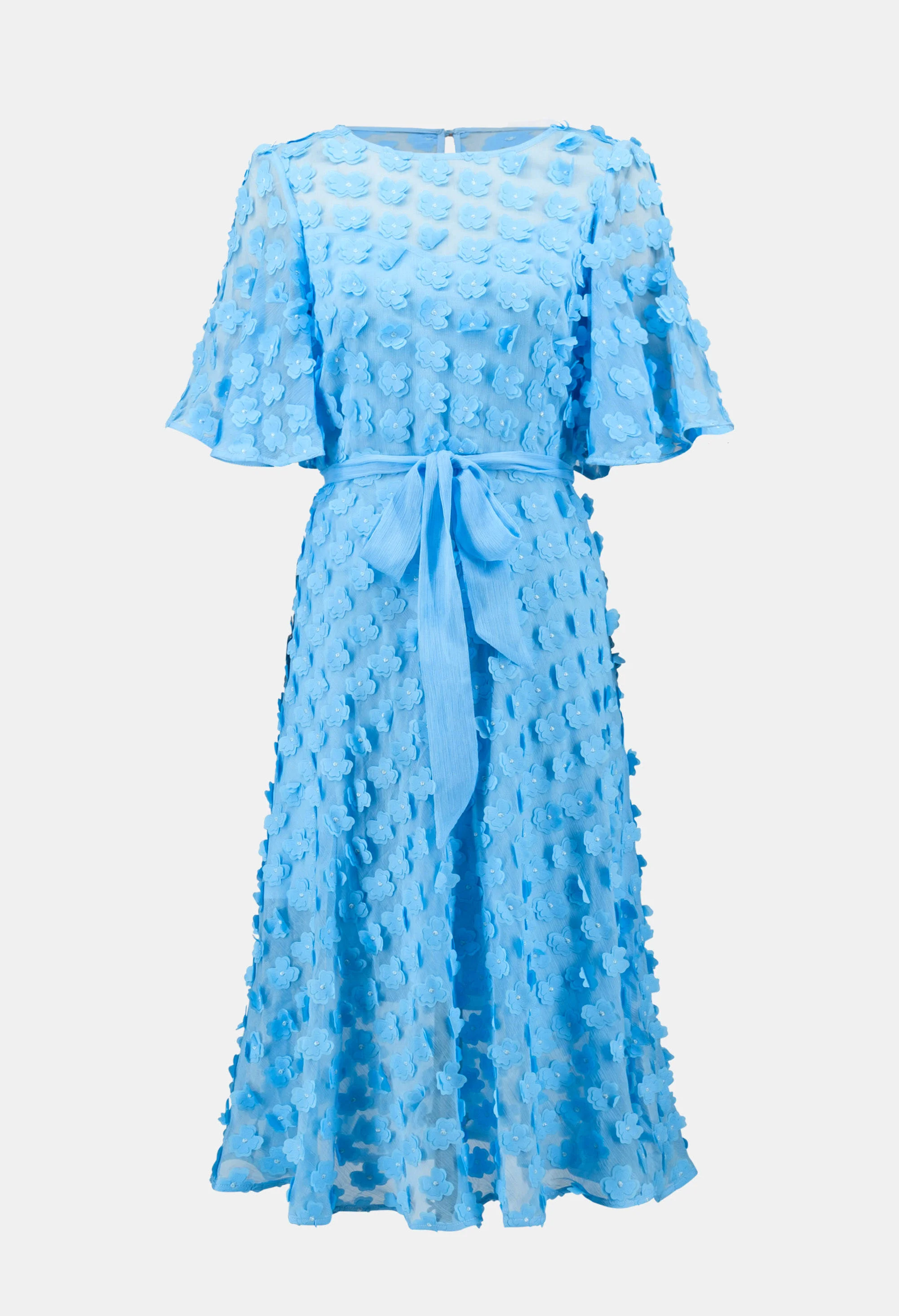 Floral Puff Sleeve Dress - Image 9