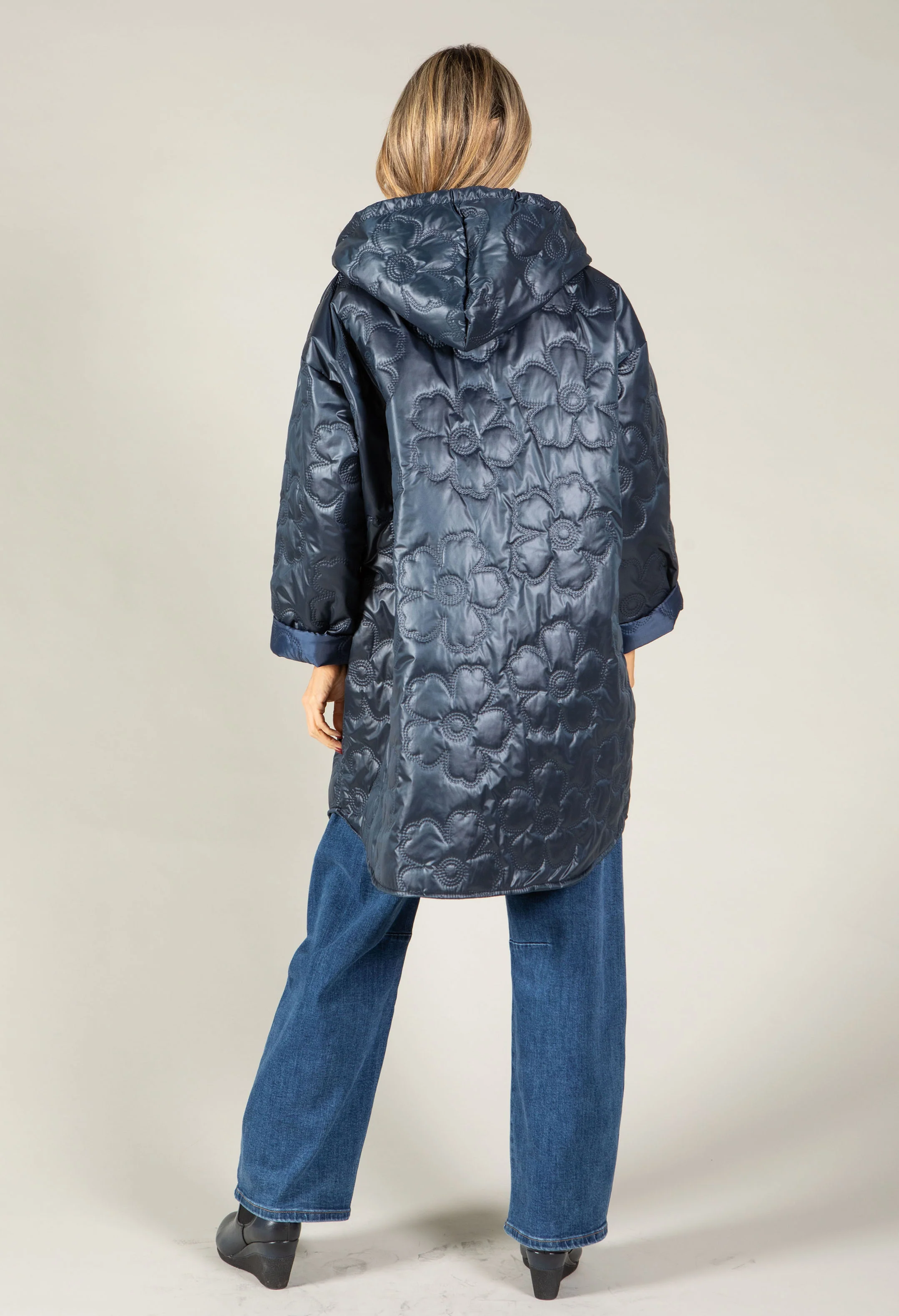 Floral Quilted Coat - Image 10