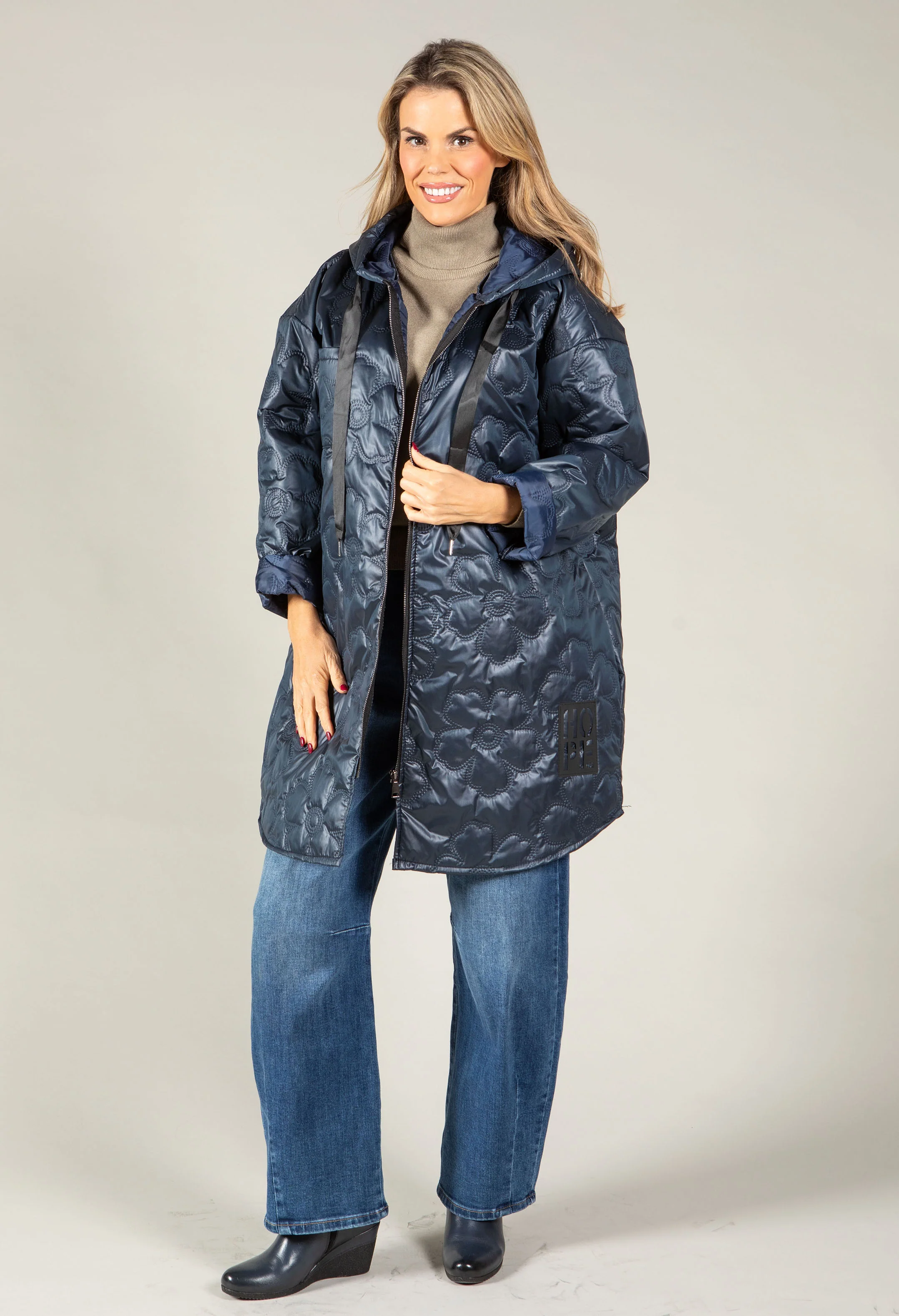 Floral Quilted Coat - Image 11
