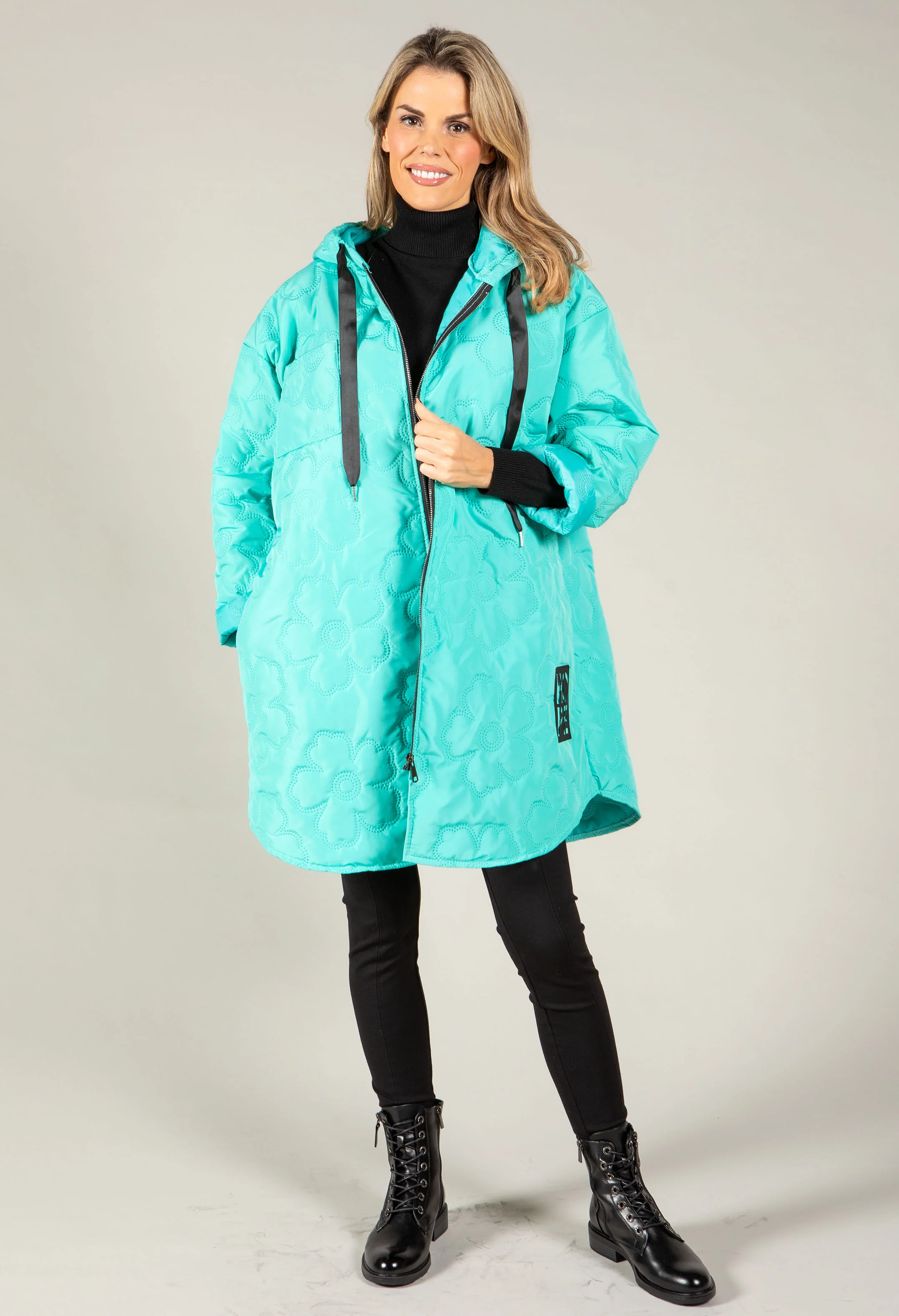 Floral Quilted Coat - Image 14