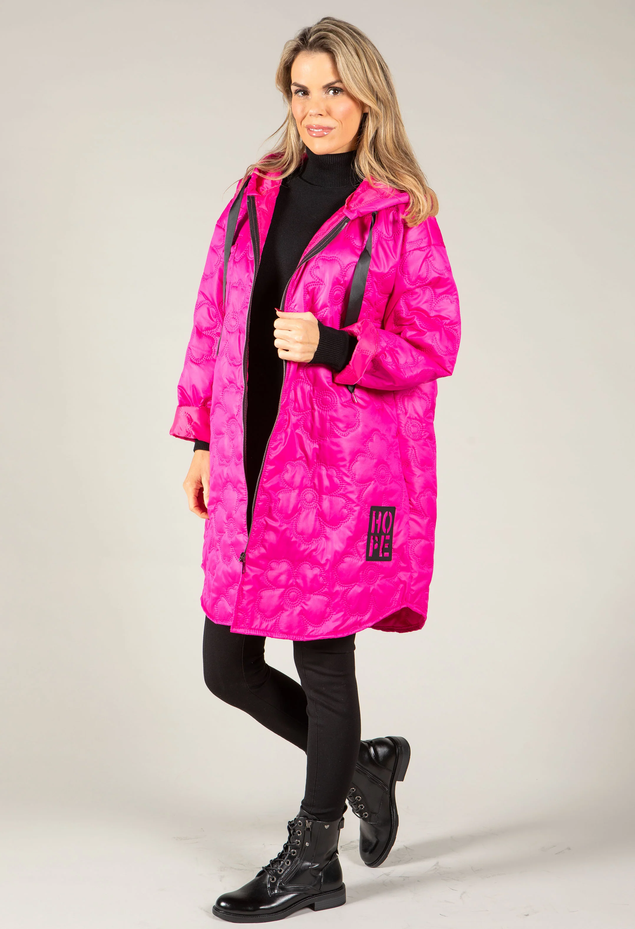 Floral Quilted Coat - Image 17