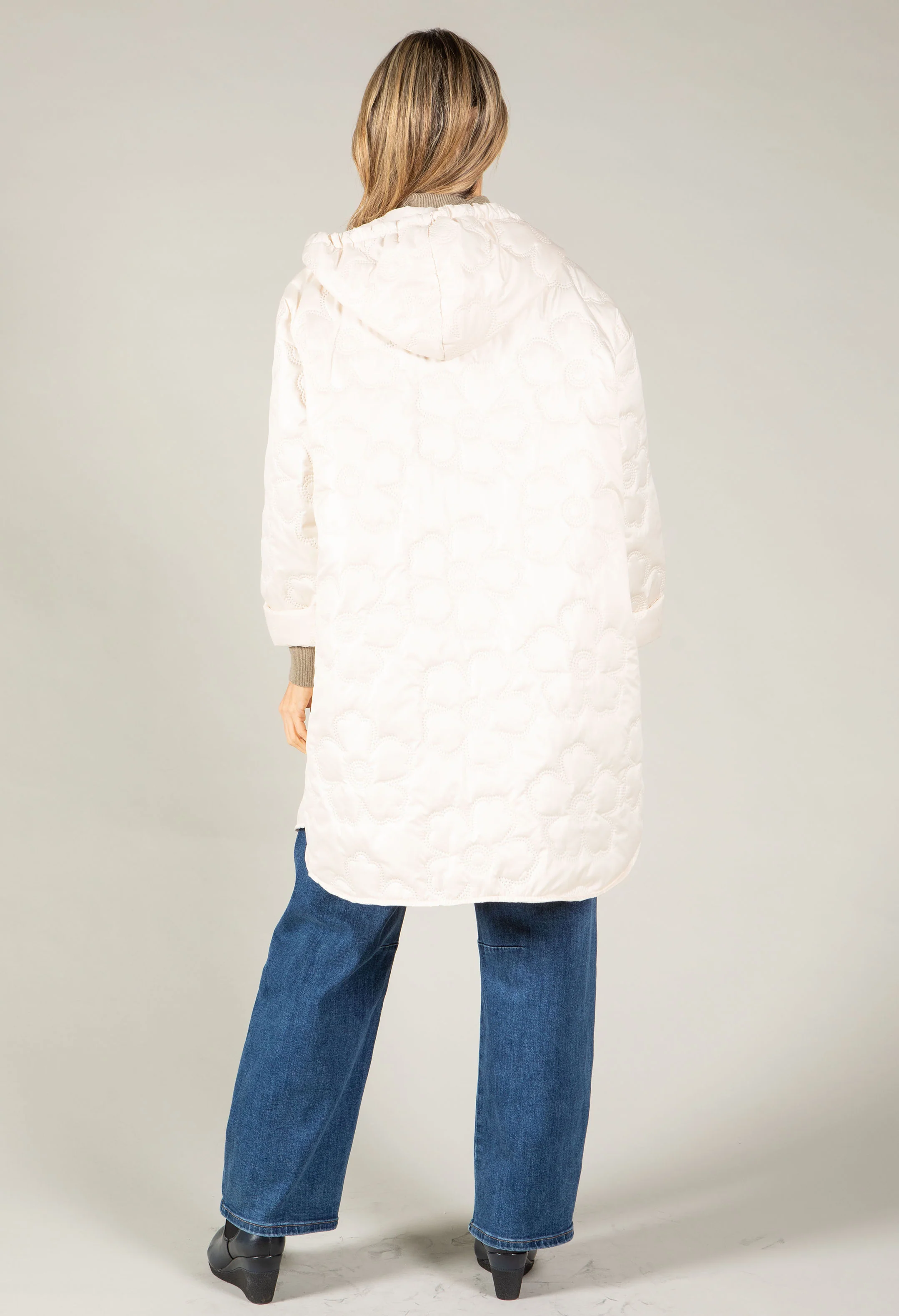 Floral Quilted Coat - Image 5