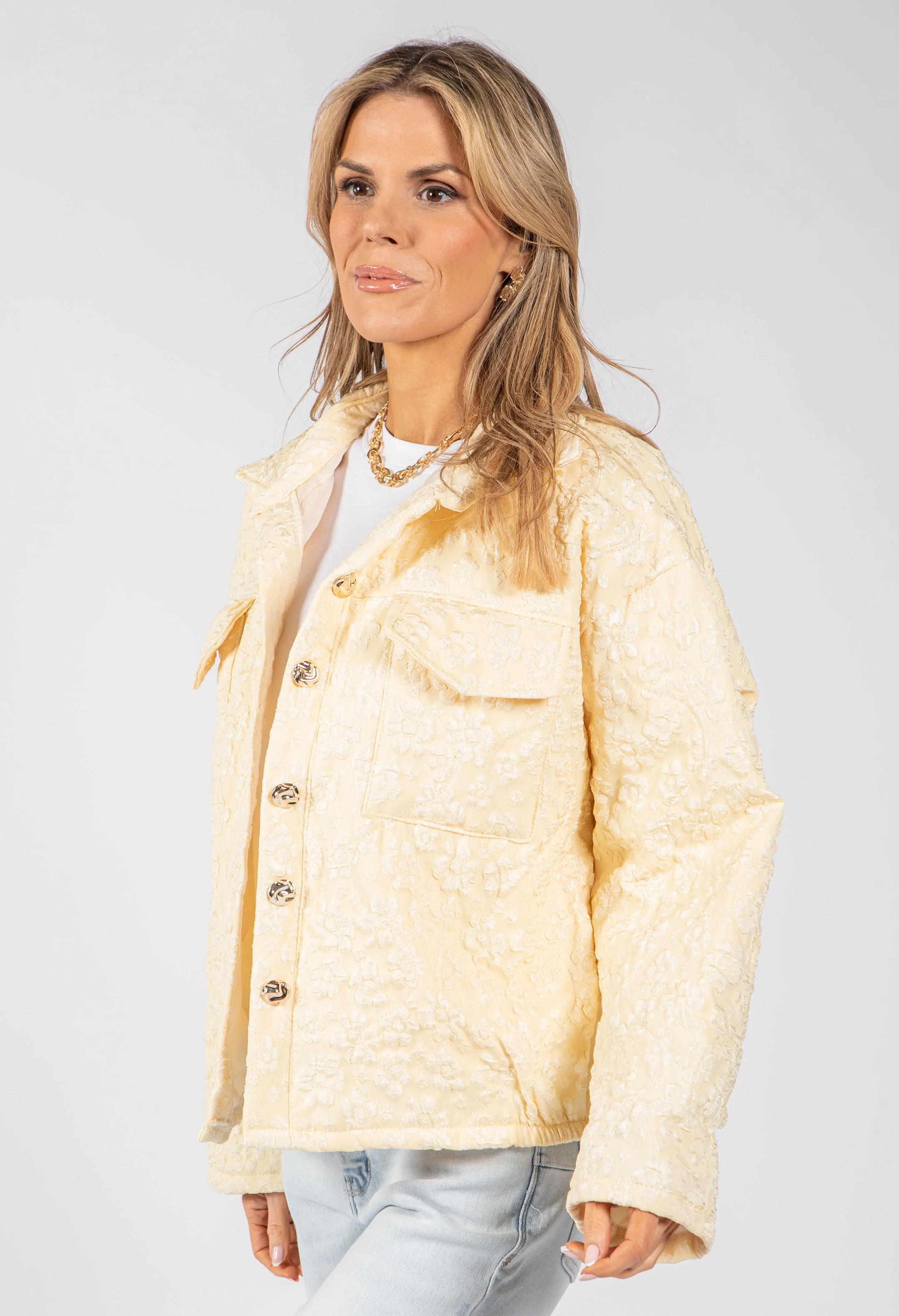 Floral Quilted Jacket - Image 5