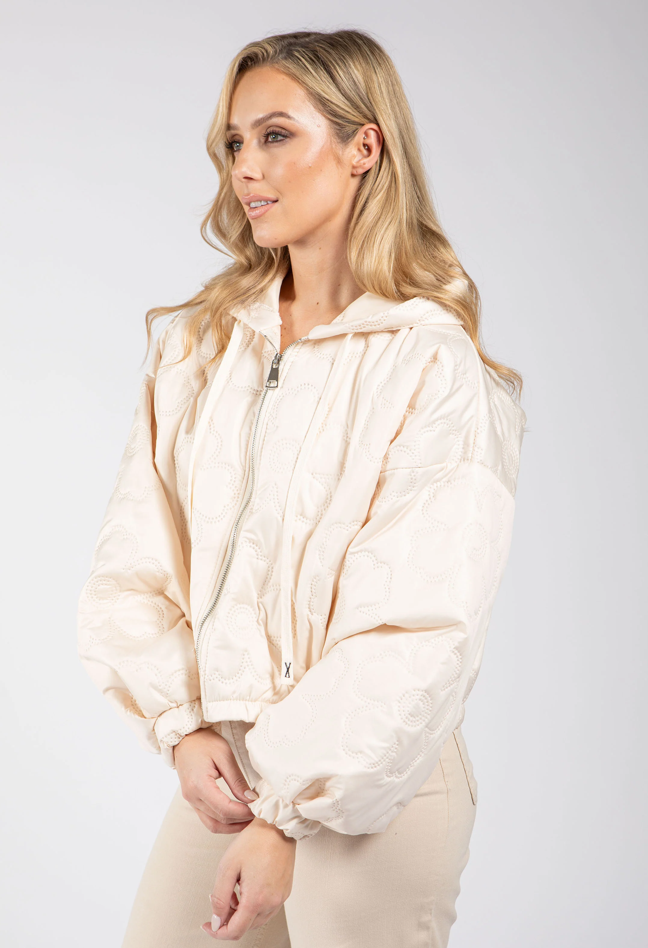 Floral Quilted Jacket - Image 4