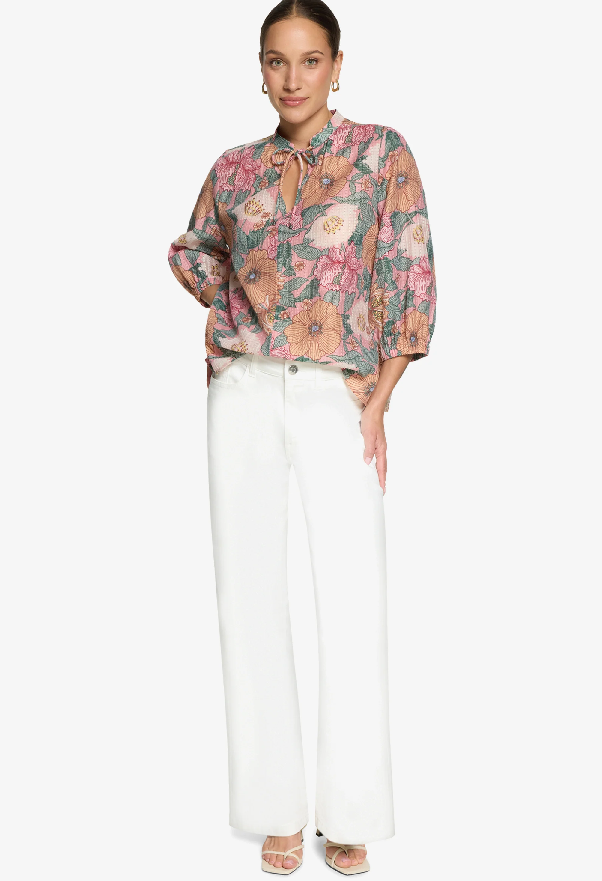 Floral Slip-On Blouse - Image 3